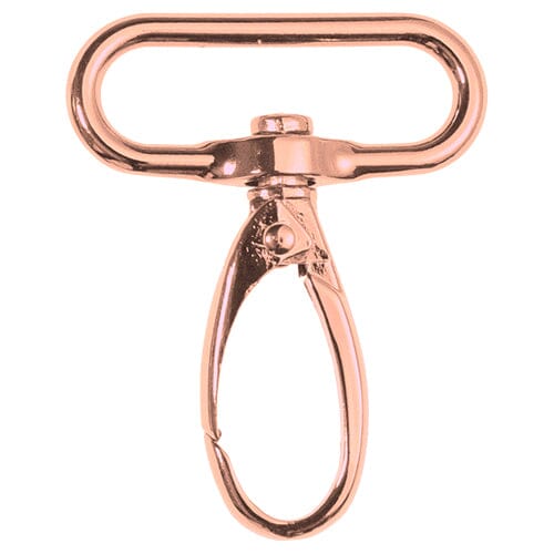 Karabiner fünf Farben 40mm Verschlüsse Veno roségold Malu - Stoffhaus