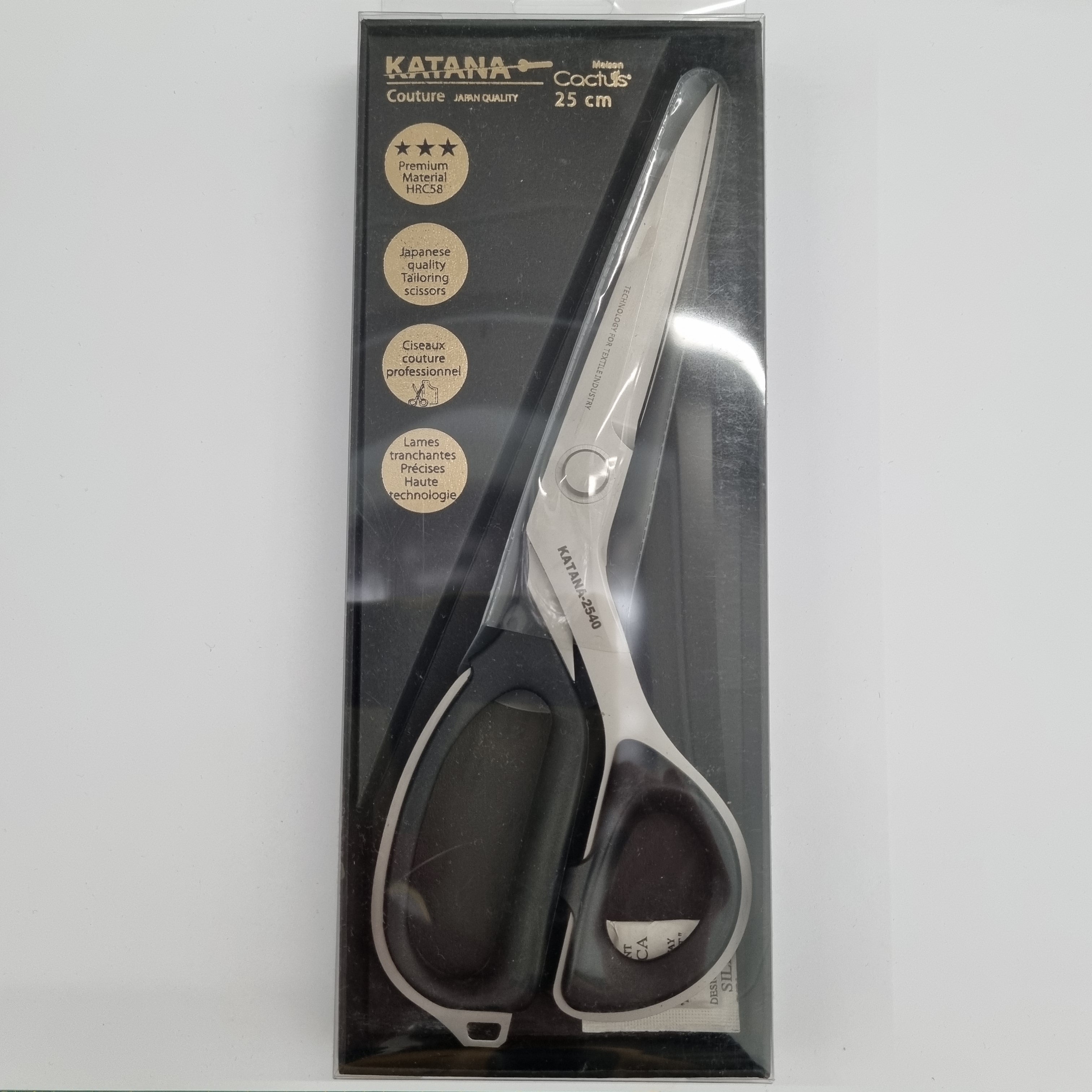 Katana Schneiderschere 25cm Verschlüsse Malu - Stoffhaus Nähschule Atelier Malu - Stoffhaus