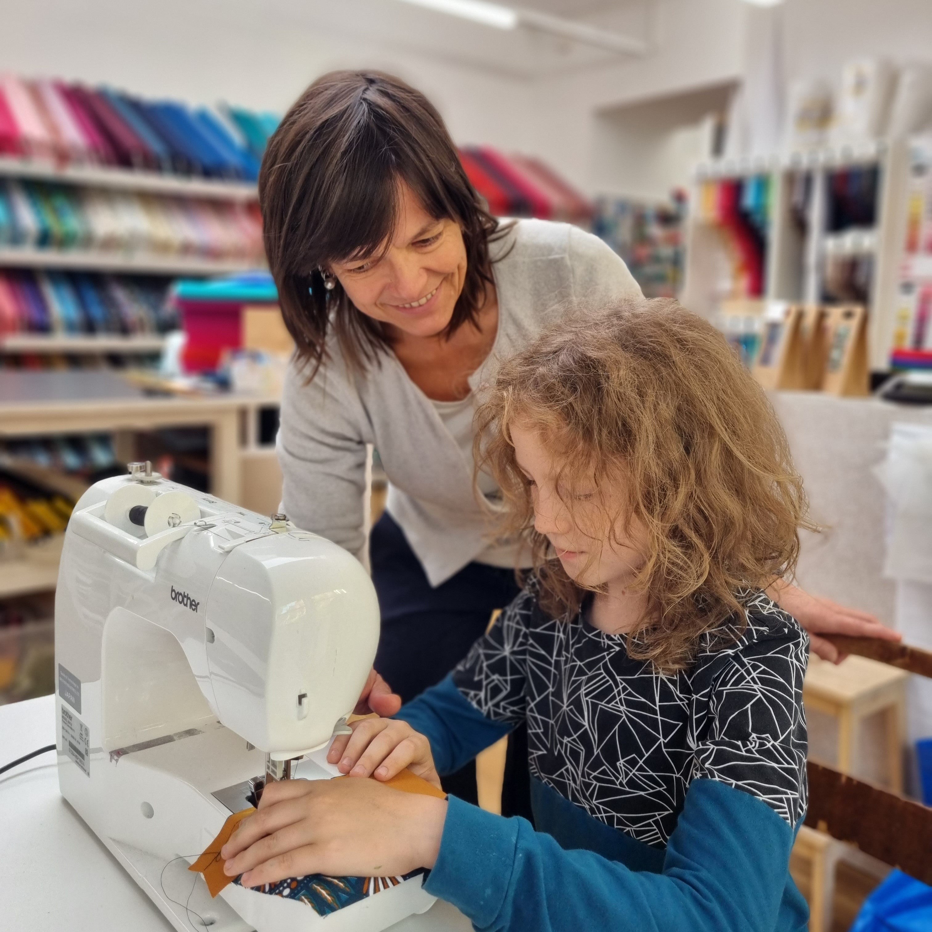 Kinderkurs "einfach anfangen" in der Malu - Nähschule Kurs, Kurse, Nähen Malu Nähschule Malu - Stoffhaus