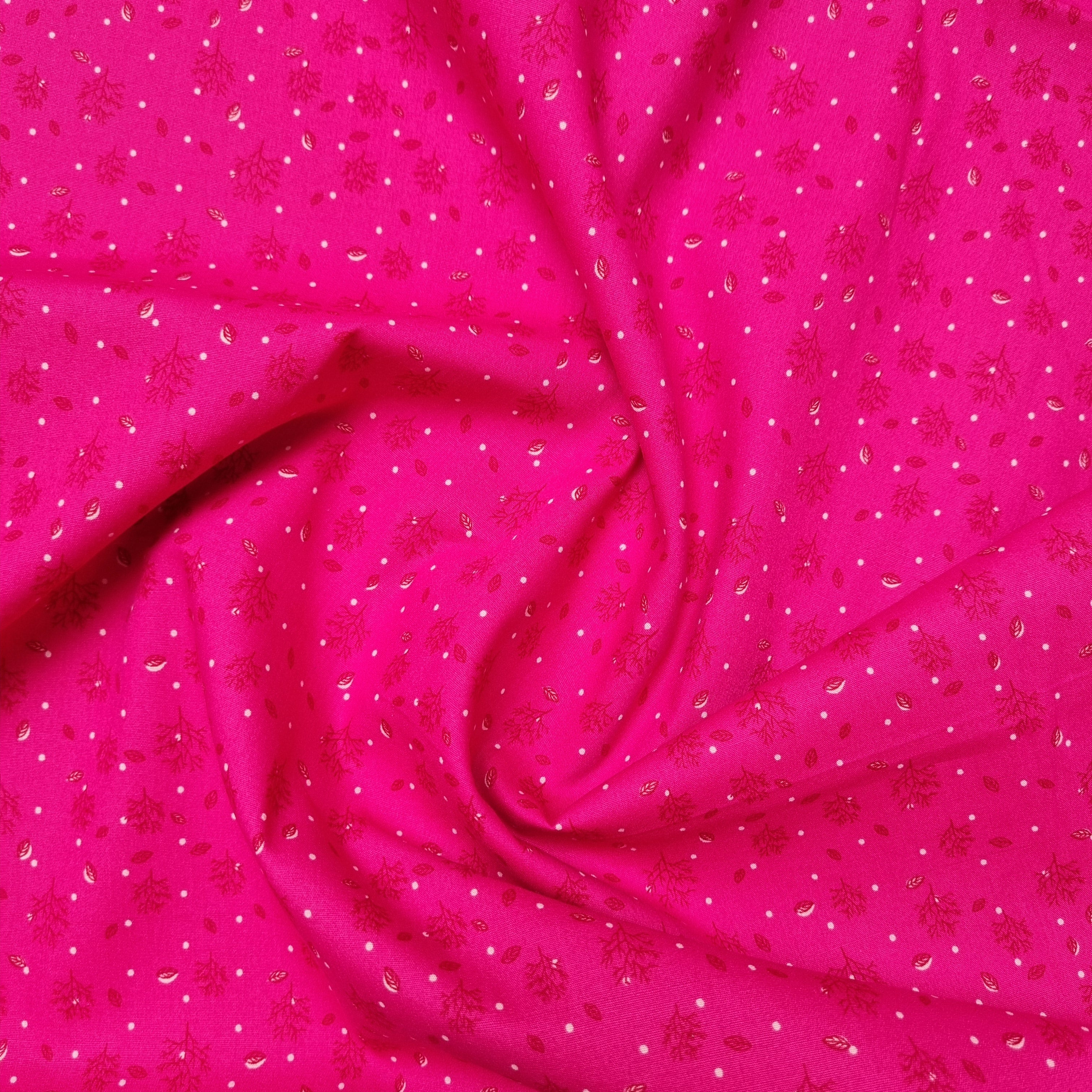 kleine Bäumchen pink Webstoff Malu Stoffhaus Malu - Stoffhaus