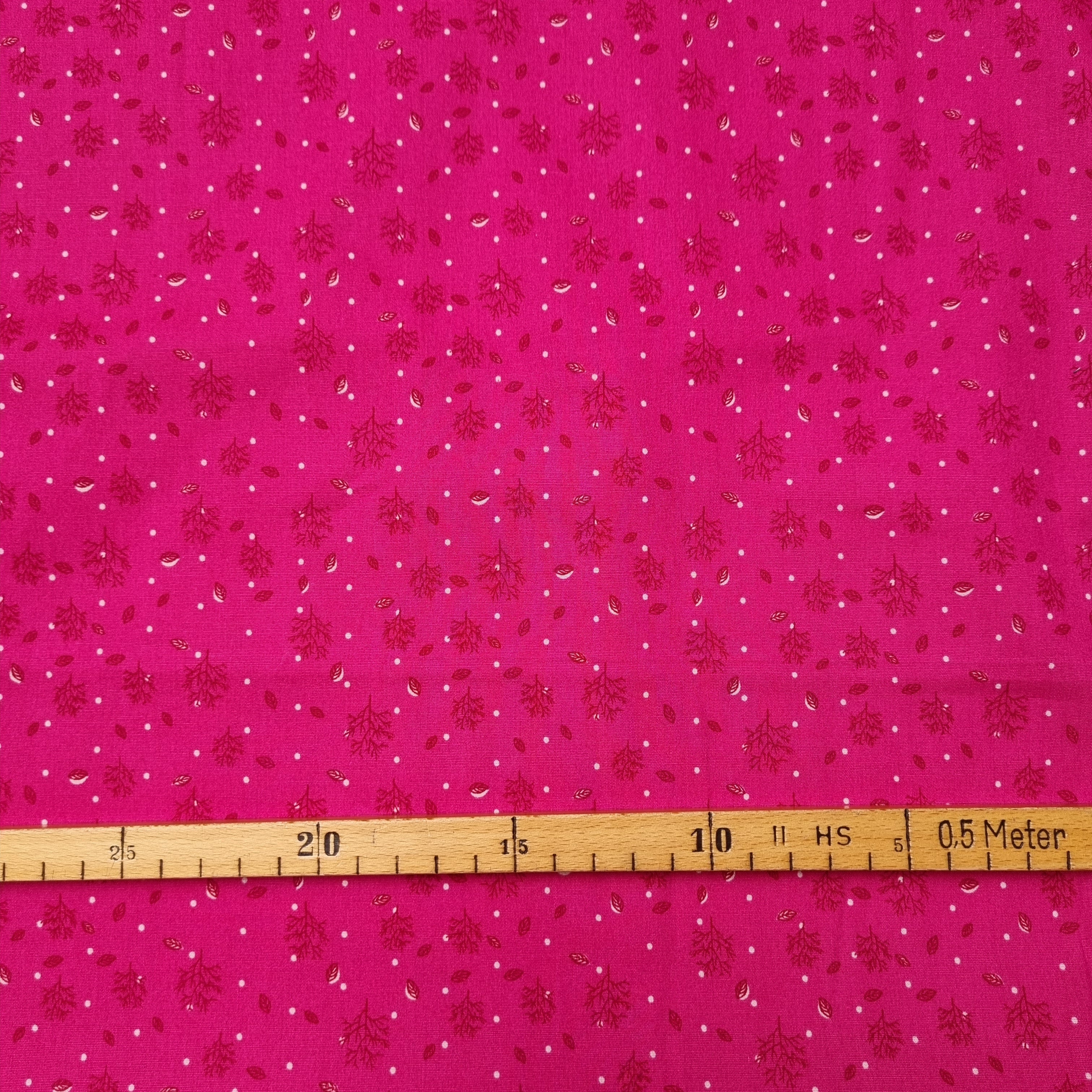 kleine Bäumchen pink Webstoff Malu Stoffhaus Malu - Stoffhaus