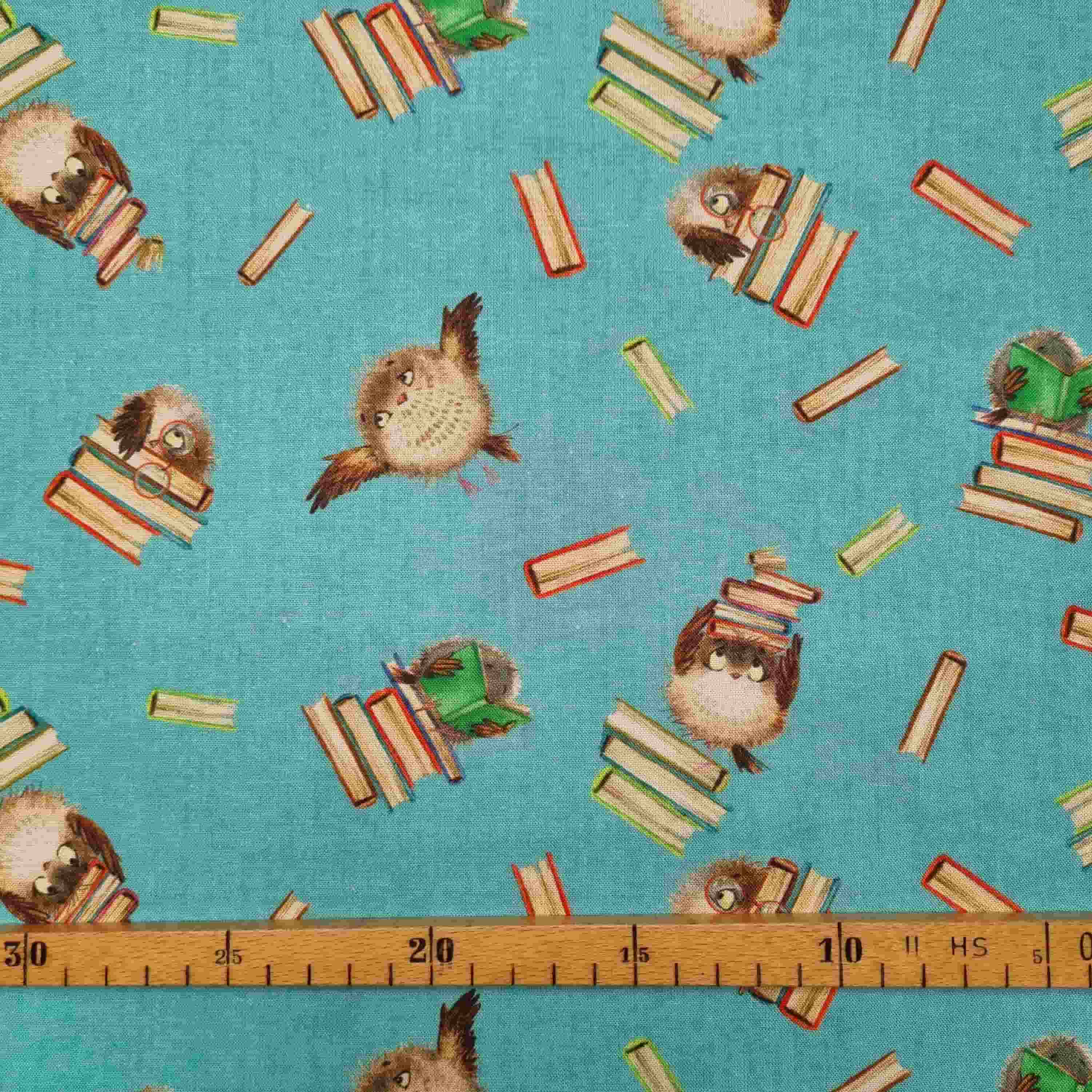 kleine Büchereule Canvas Malu Stoffhaus Malu - Stoffhaus