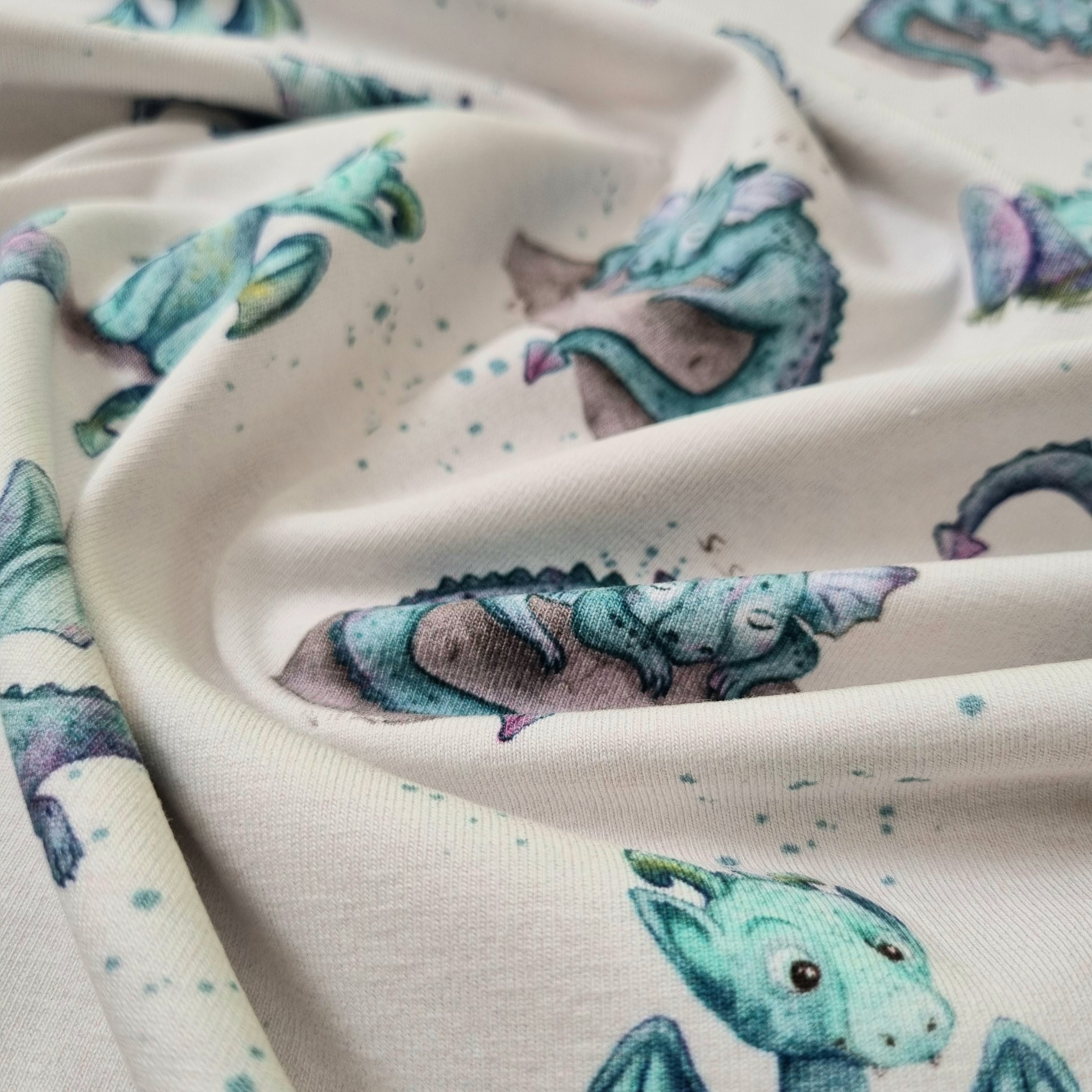 kleine Drachenkinder jersey, neu Swafing Malu - Stoffhaus