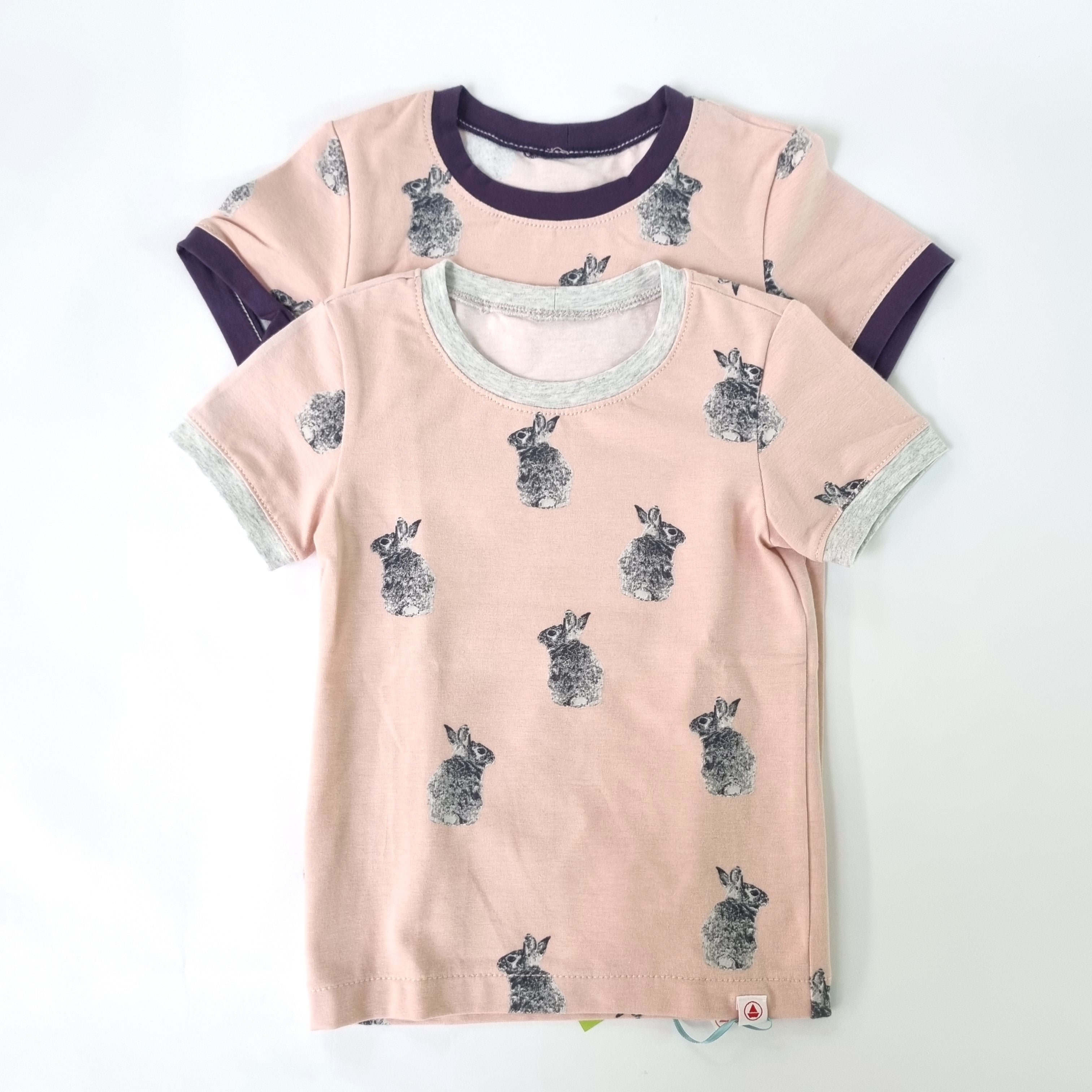 kleine Hasen Kurzarmshirt Ferienkinder Malu - Stoffhaus