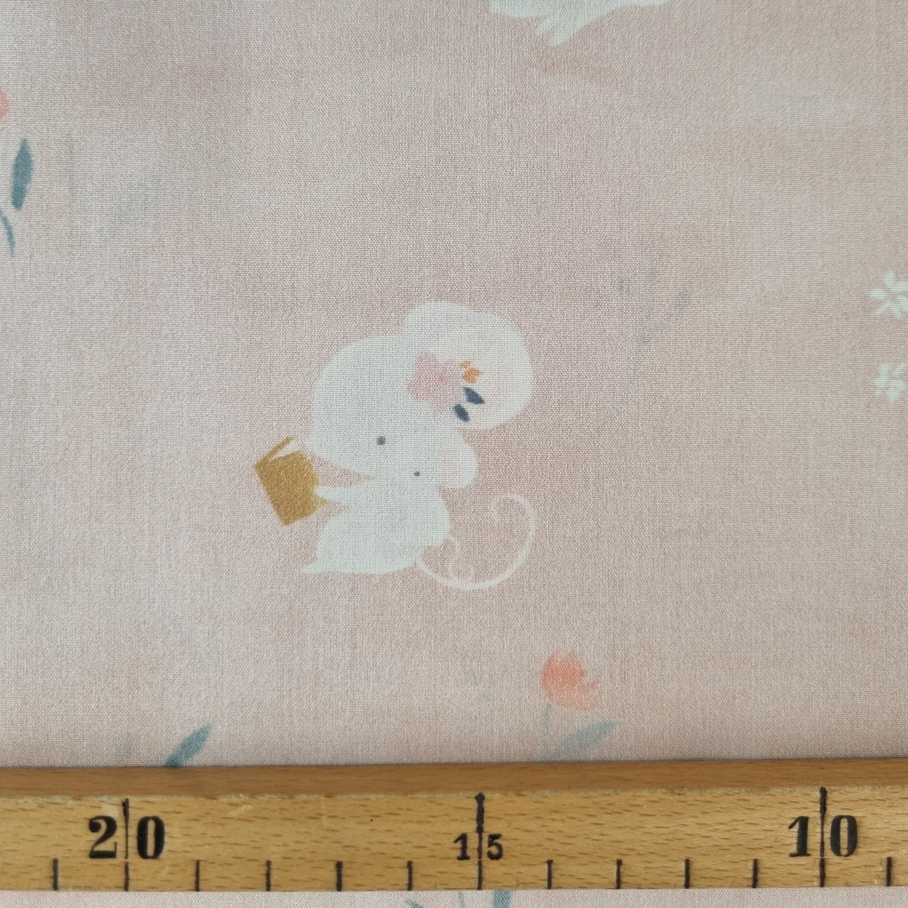 Kleine Lesemaus Baumwollpopeline Webstoff Malu Stoffhaus Malu - Stoffhaus