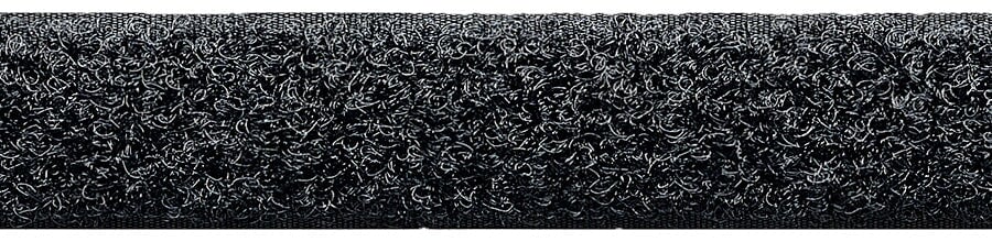 Klettband zum Nähen schwarz/weiß Band Velcro Schwarz 000 Flauschseite Malu - Stoffhaus