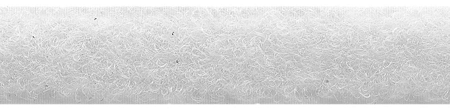 Klettband zum Nähen schwarz/weiß Band Velcro weiss 009 Flauschseite Malu - Stoffhaus