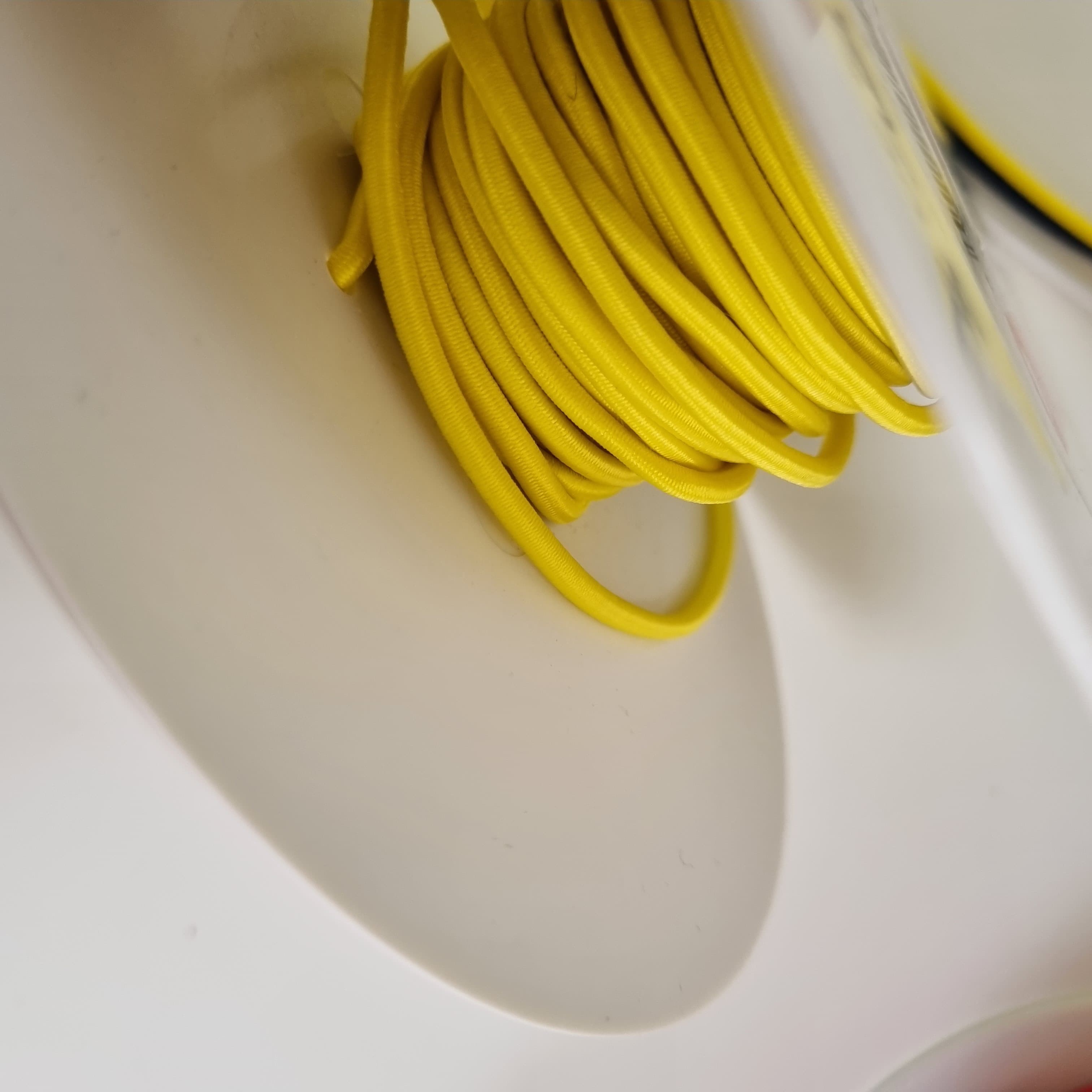 Kordel elastisch Band Veno Gelb Malu - Stoffhaus
