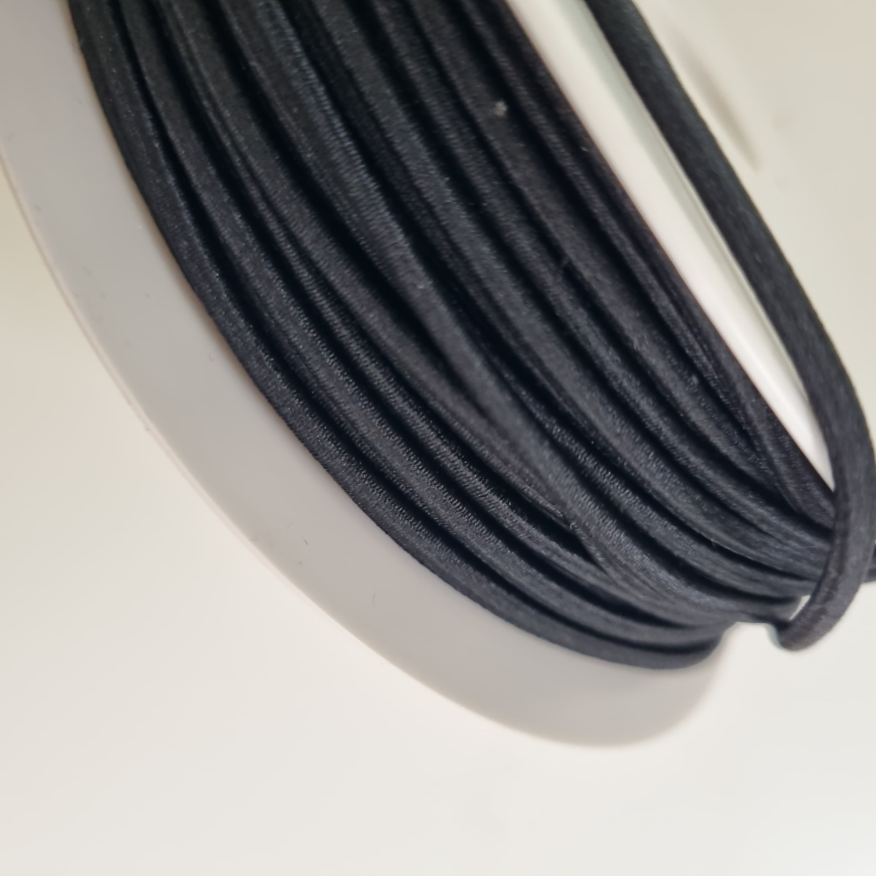 Kordel elastisch Band Veno Schwarz 000 Malu - Stoffhaus