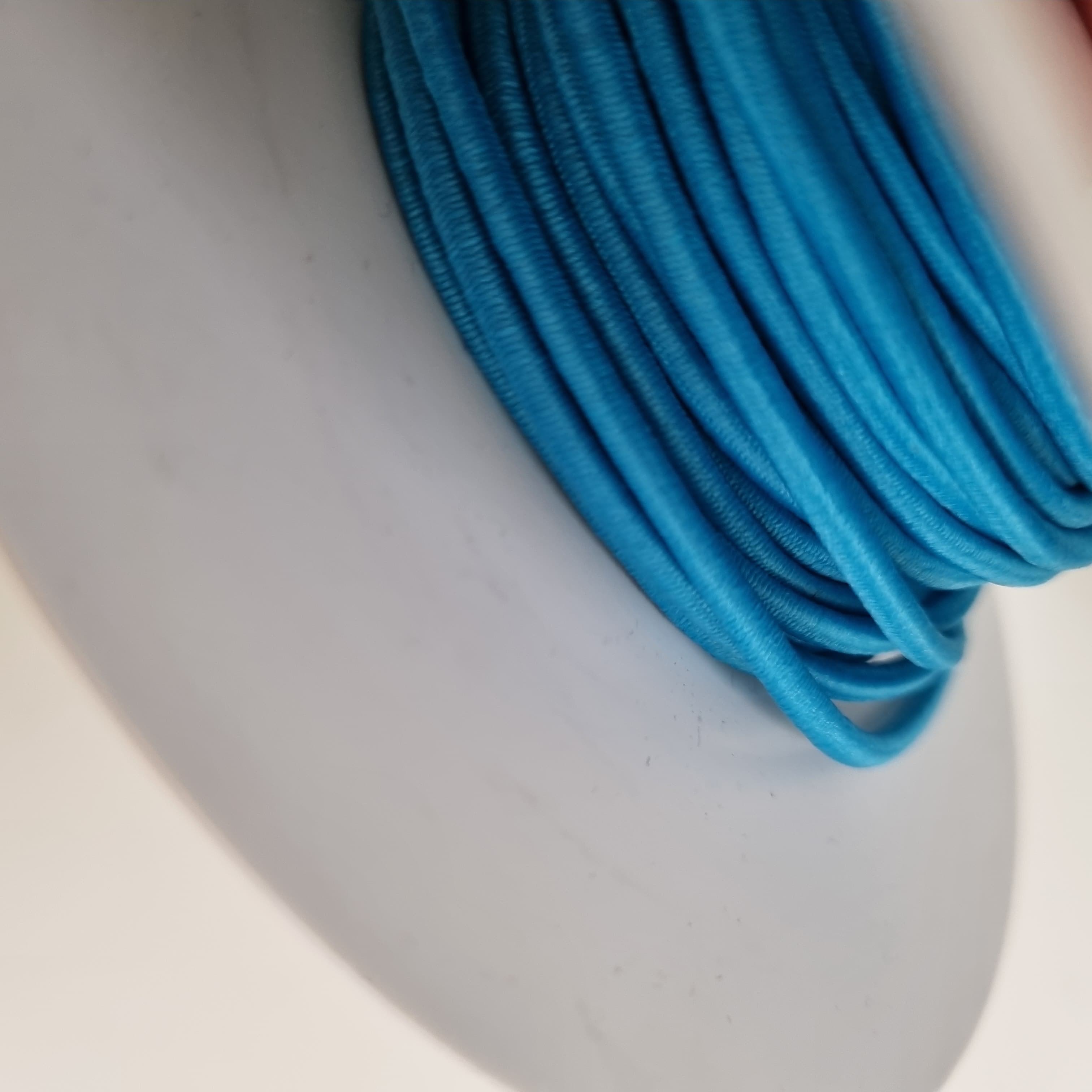 Kordel elastisch Band Veno türkis Malu - Stoffhaus