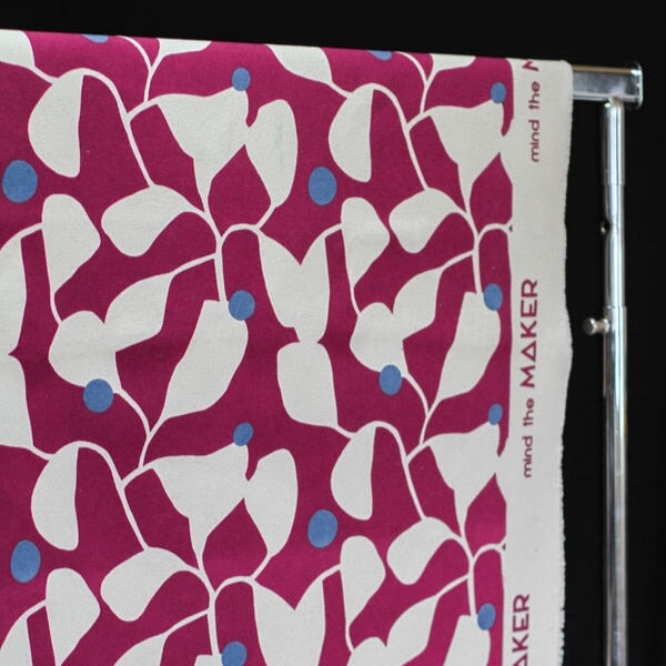 kräftiger Canvas mit Druck pink Canvas mind the MAKER Malu - Stoffhaus