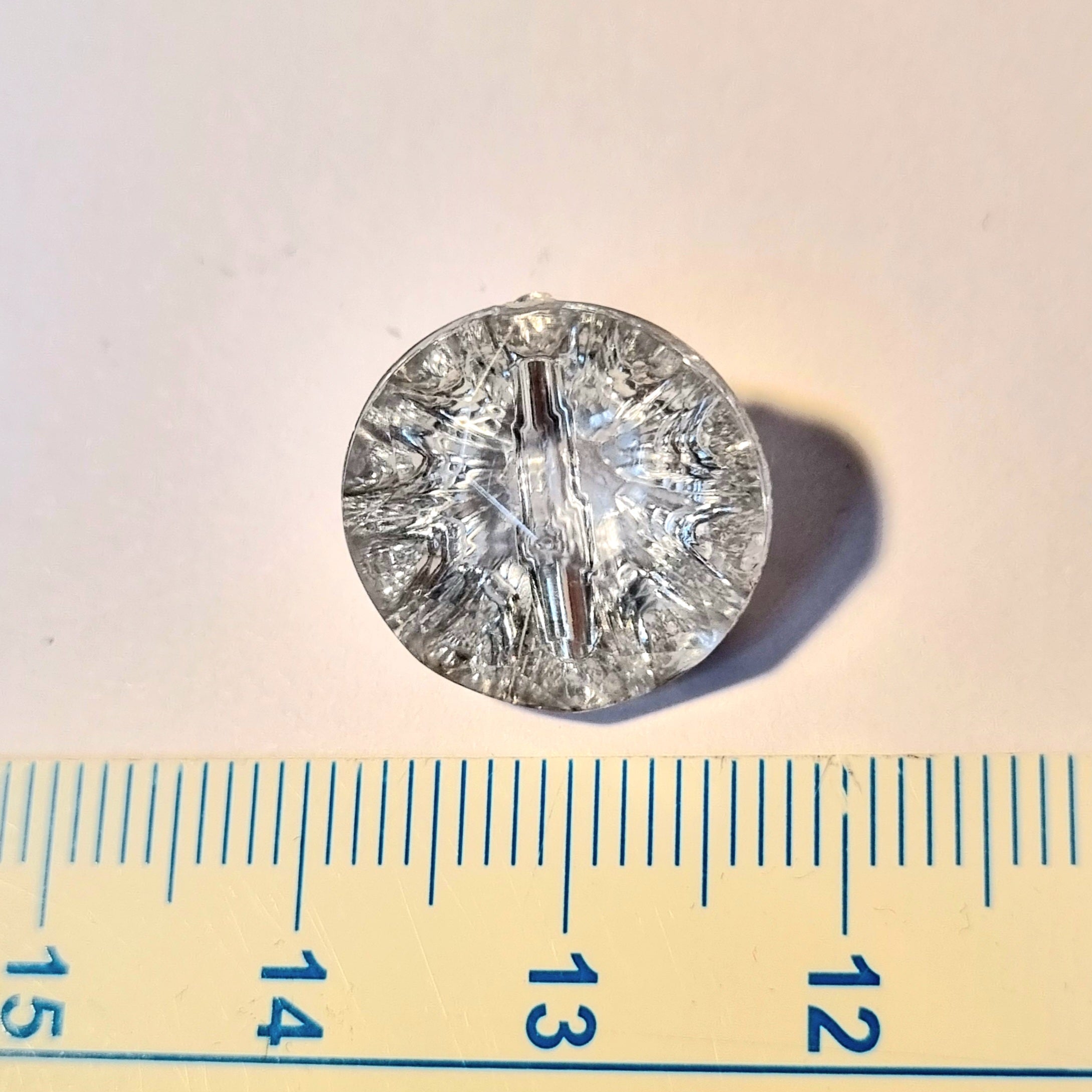 Kristallknopf 13 und 15mm Verschlüsse Stoklasa Malu - Stoffhaus