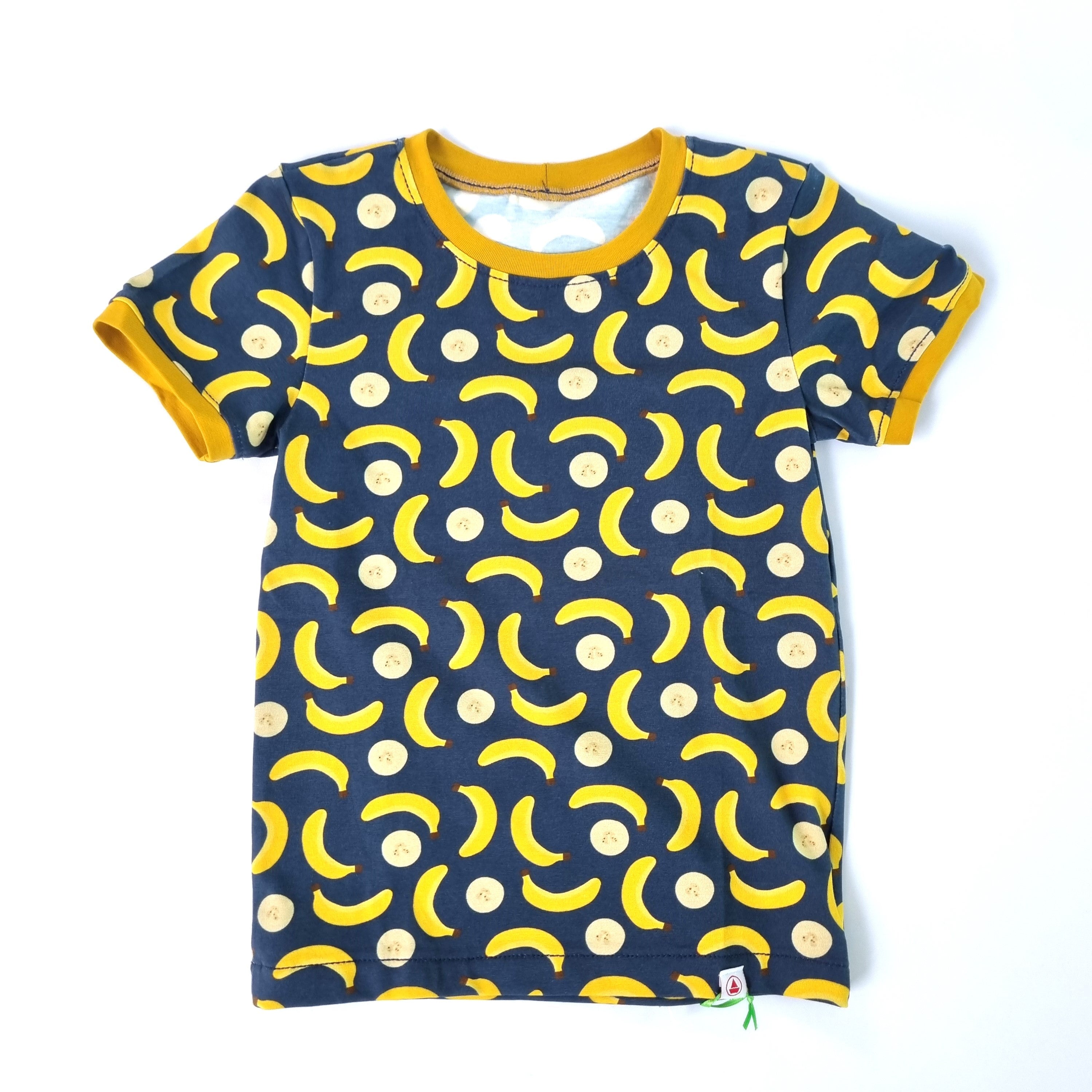 Kurzarmshirt Bananensalat Ferienkinder Malu - Stoffhaus