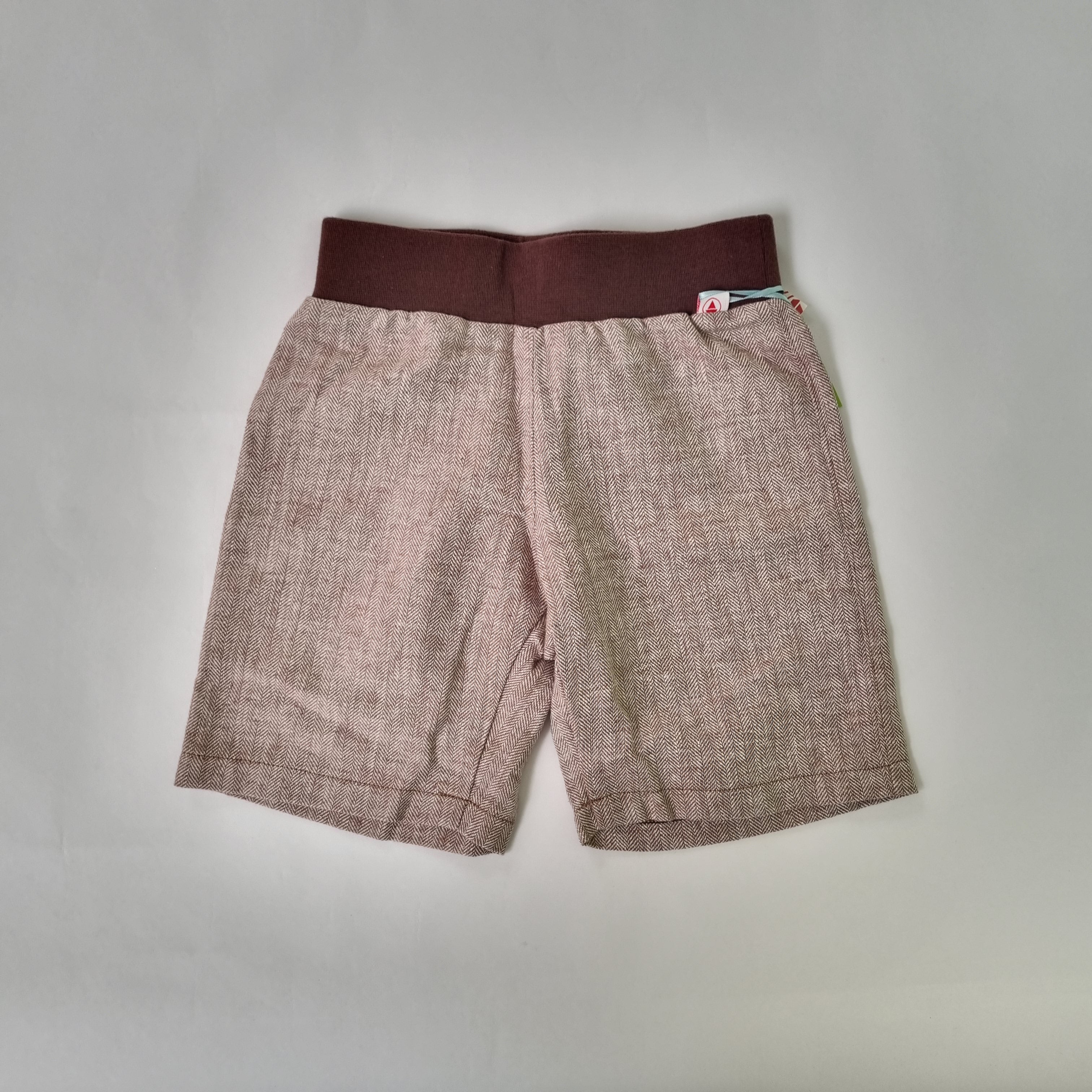 Kurze Hose mit Fischgratmuster Hosen Ferienkinder Malu - Stoffhaus