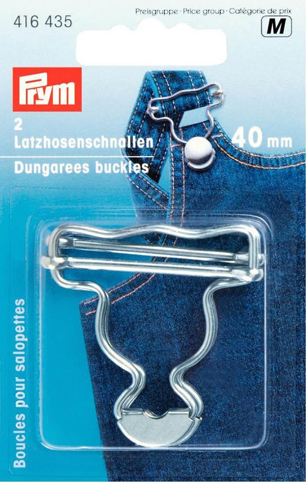 Latzhosenclips Metall Prym Verschlüsse Prym 40mm Malu - Stoffhaus