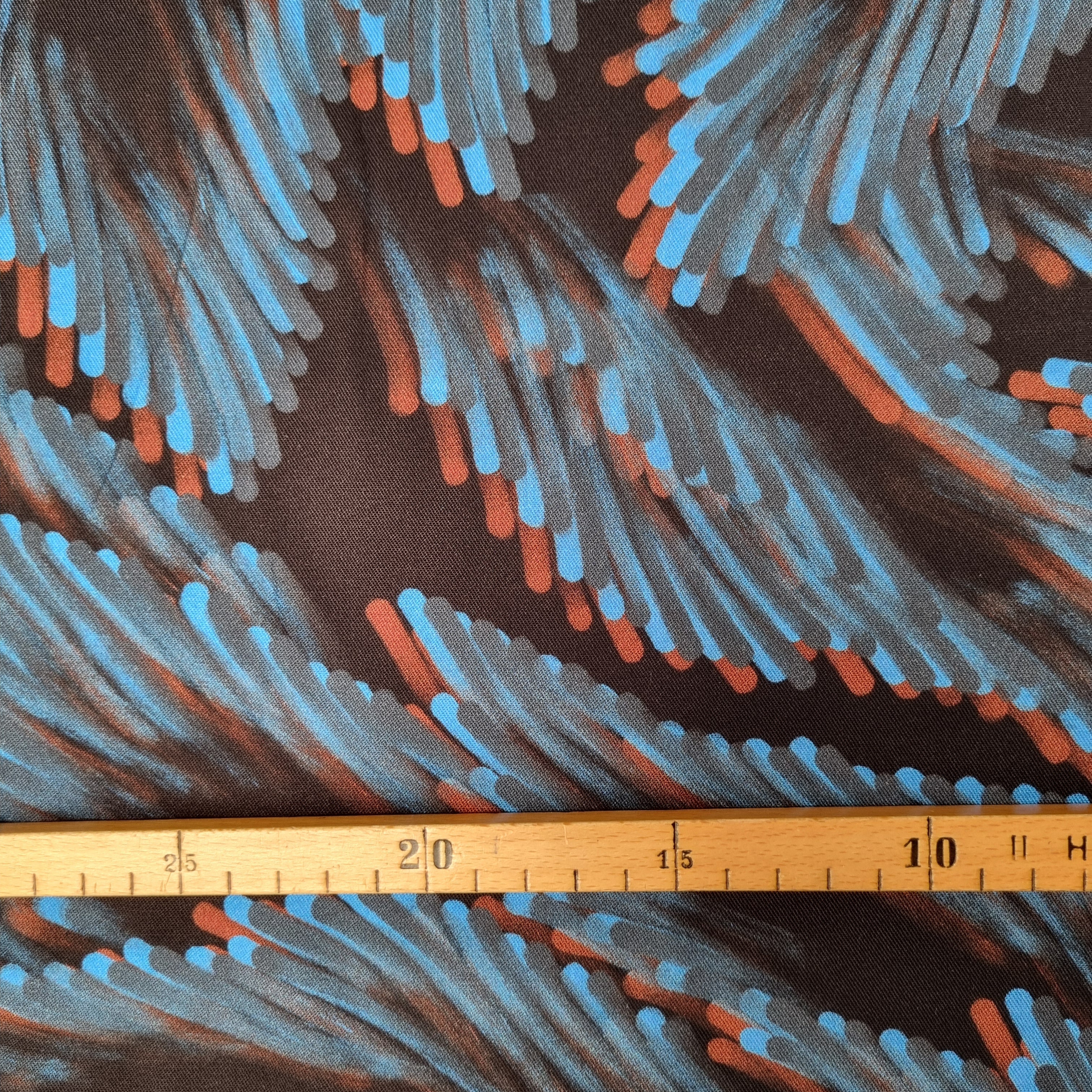 Leaves Viskose Webstoff Malu Stoffhaus Malu - Stoffhaus