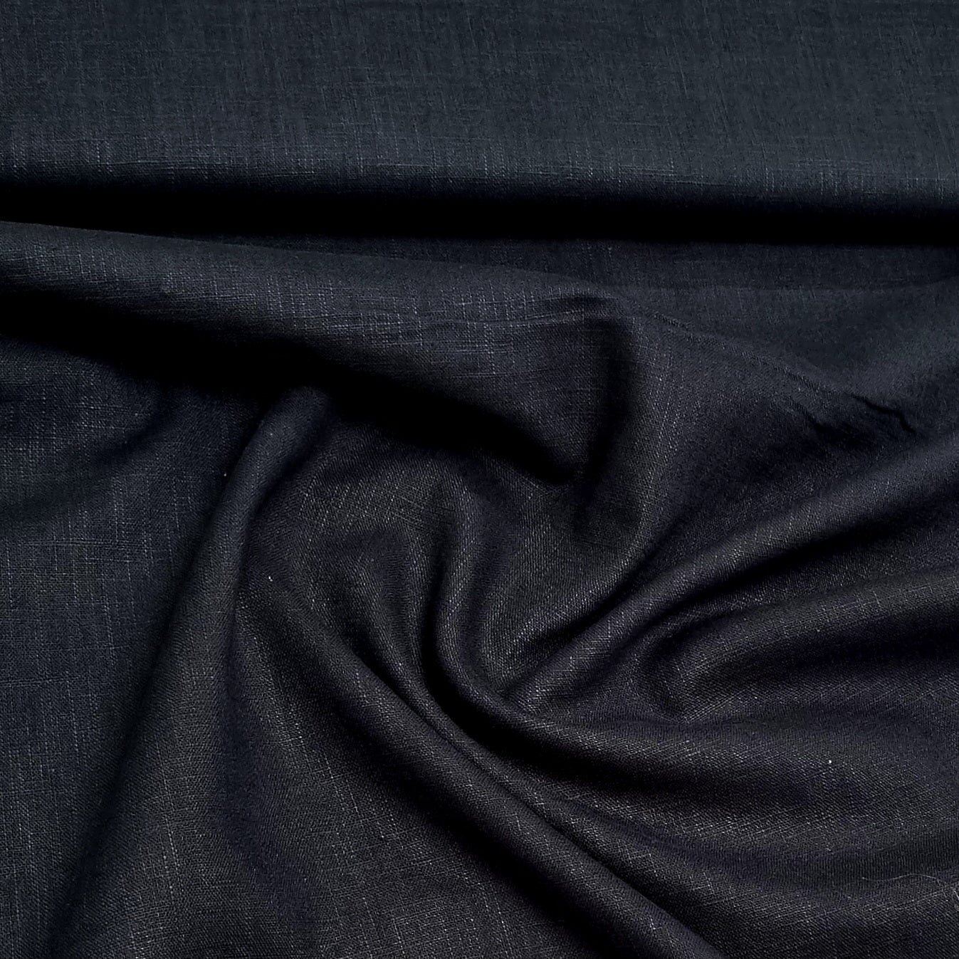 Leinen viele Farben Webstoff, neu Malu Stoffhaus - Nähschule - Atelier dunkelblau 5026 Malu - Stoffhaus