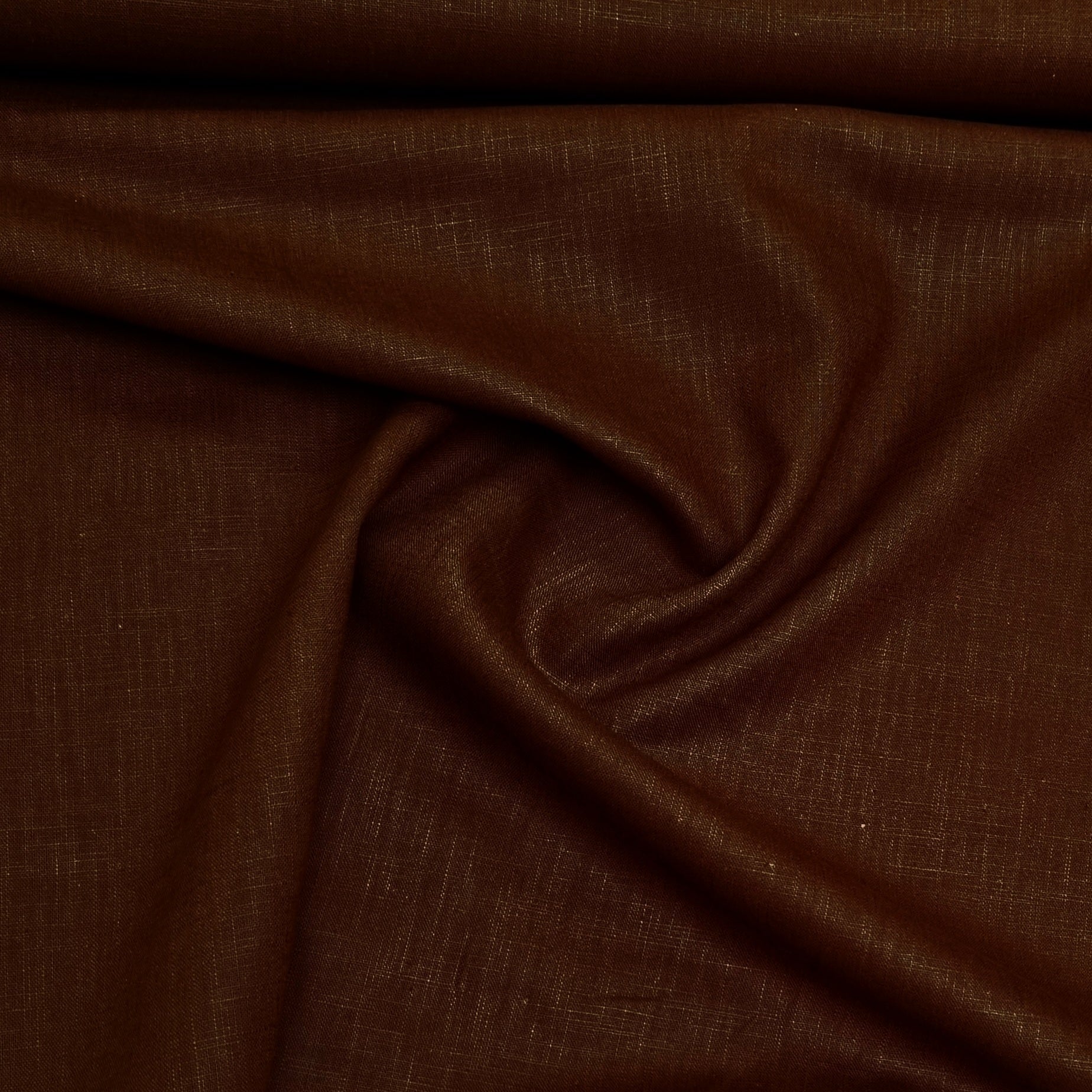 Leinen viele Farben Webstoff, neu Malu Stoffhaus - Nähschule - Atelier dunkelbraun Malu - Stoffhaus