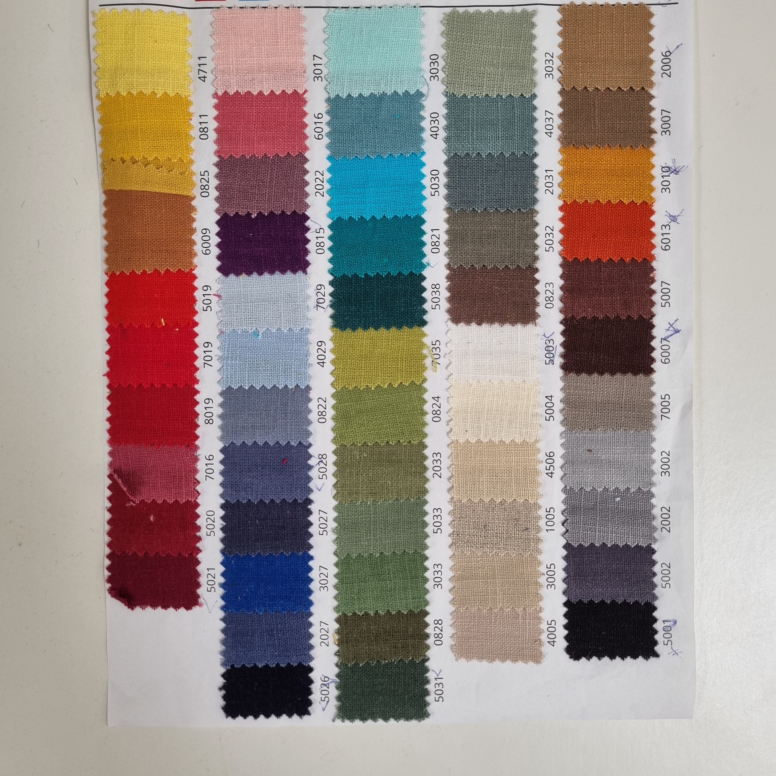 Leinen viele Farben Webstoff, neu Malu Stoffhaus - Nähschule - Atelier Malu - Stoffhaus