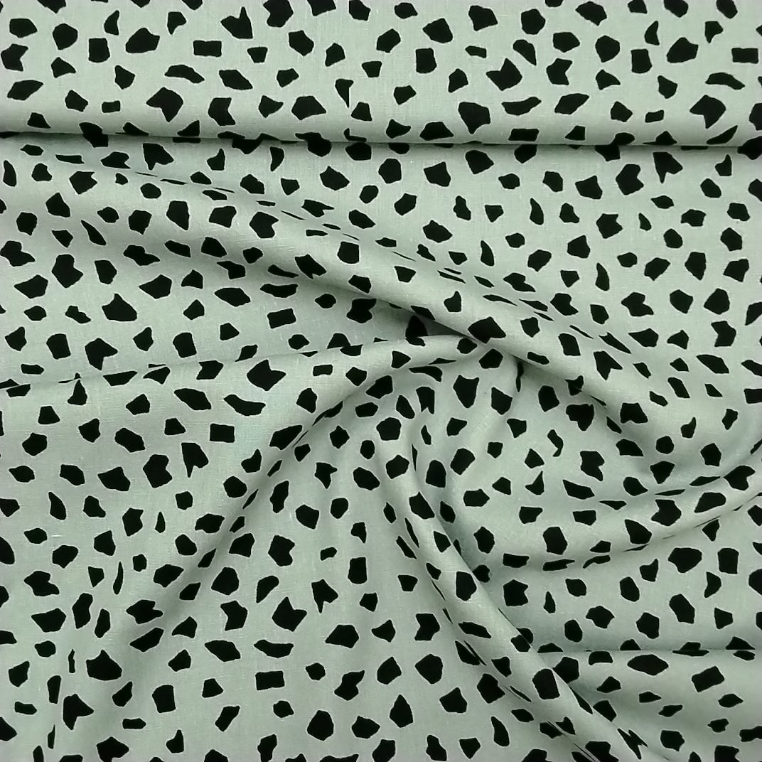 Leinenviskose Animalprint Webstoff, neu Malu Stoffhaus - Nähschule - Atelier Malu - Stoffhaus