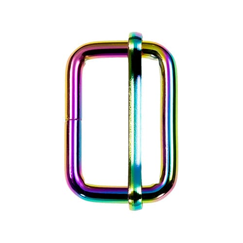 Leiterschnalle sechs Farben 30mm Verschlüsse Veno regenbogen Malu - Stoffhaus