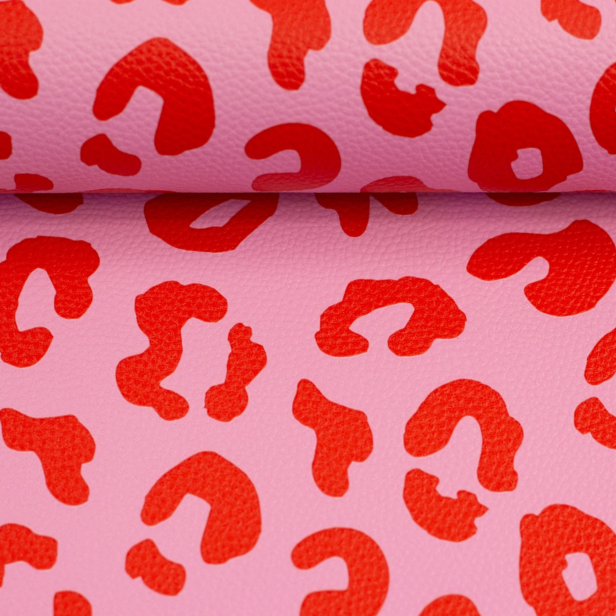 Leo Kunstleder Kunstleder Swafing rot/rosa Malu - Stoffhaus