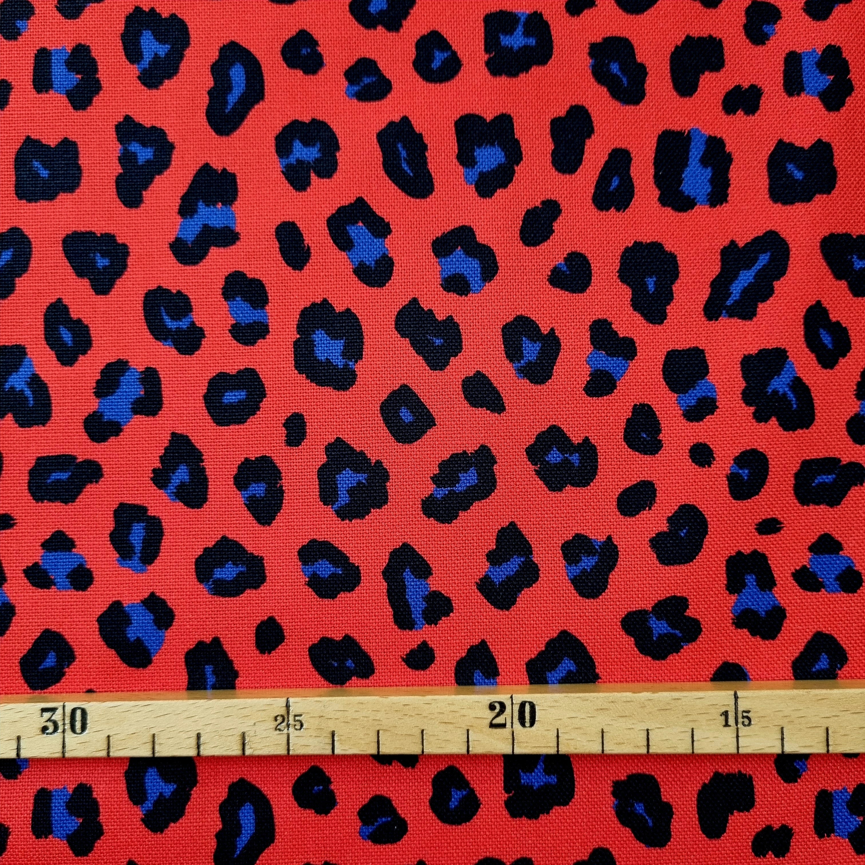 Leodruck rot Canvasdruck Canvas Swafing Malu - Stoffhaus