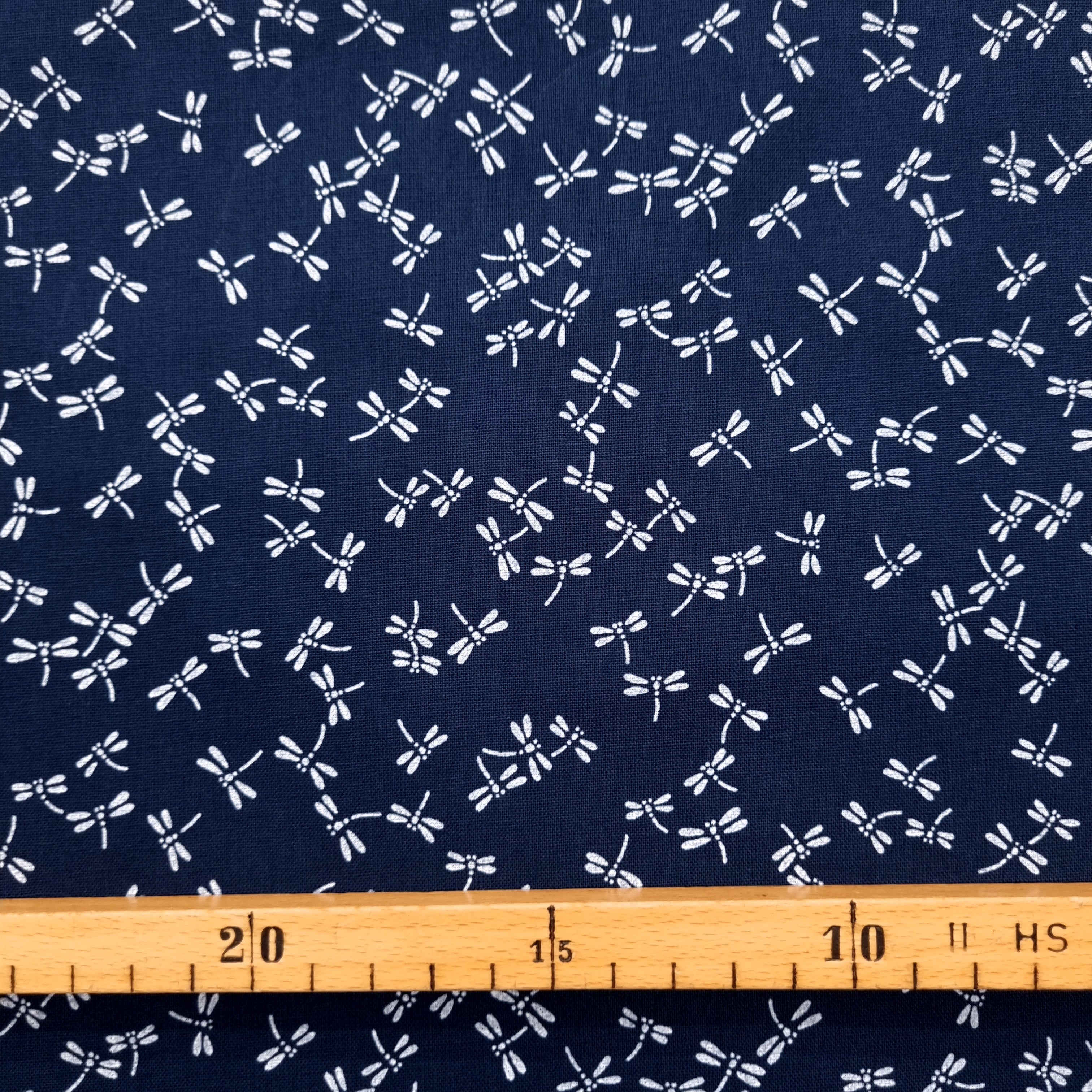 Libelle dunkelblau Westfalenstoffe Webstoff Malu Stoffhaus Malu - Stoffhaus