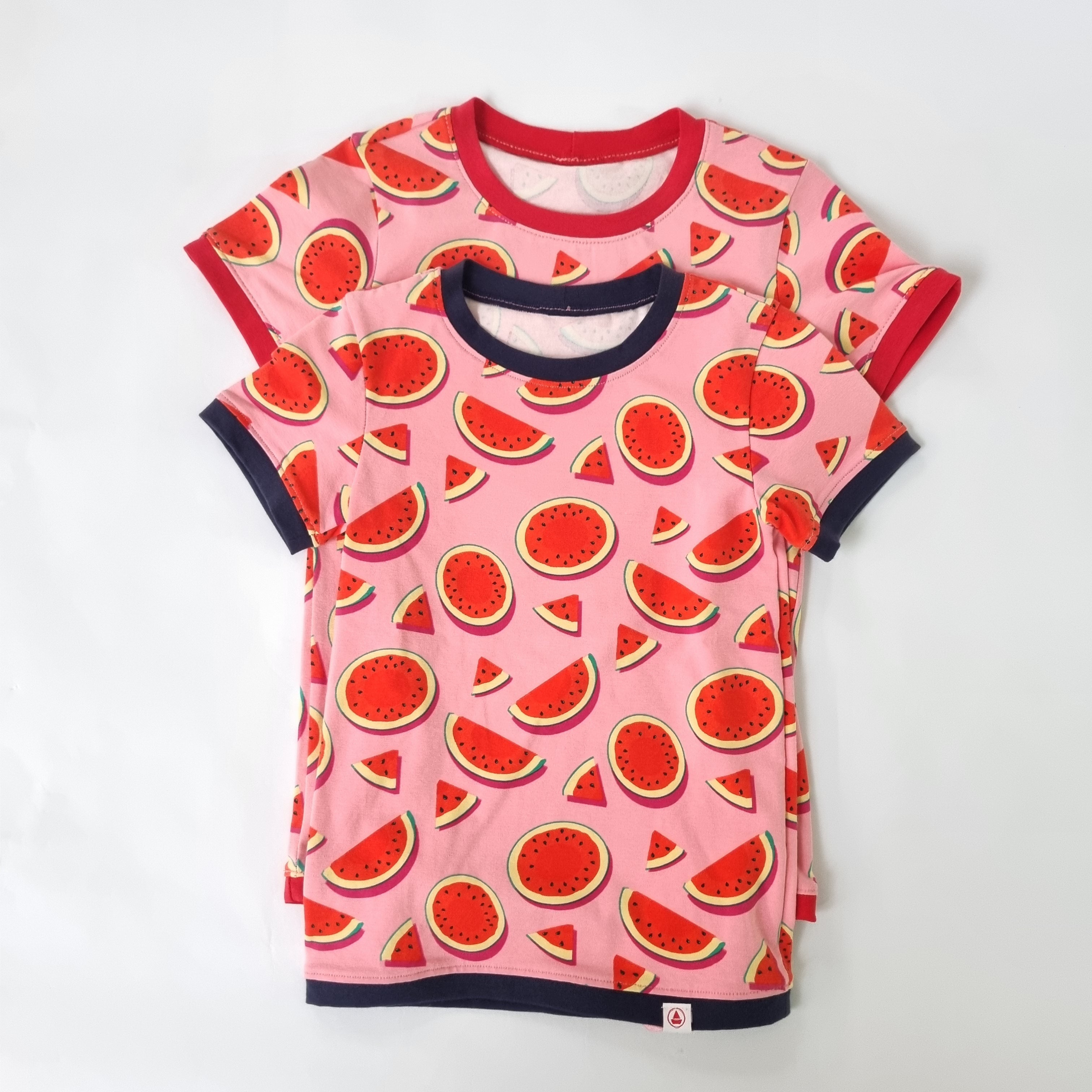 Melonenshirt kurzarm Ferienkinder Malu - Stoffhaus