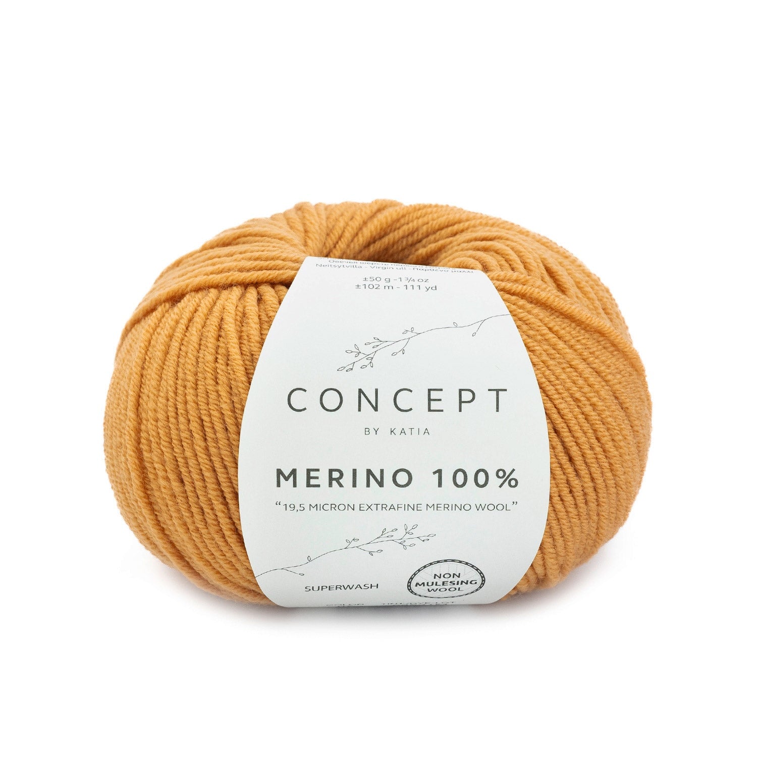 MERINO 100% Schurwolle Wolle Katia karamell 97 Malu - Stoffhaus