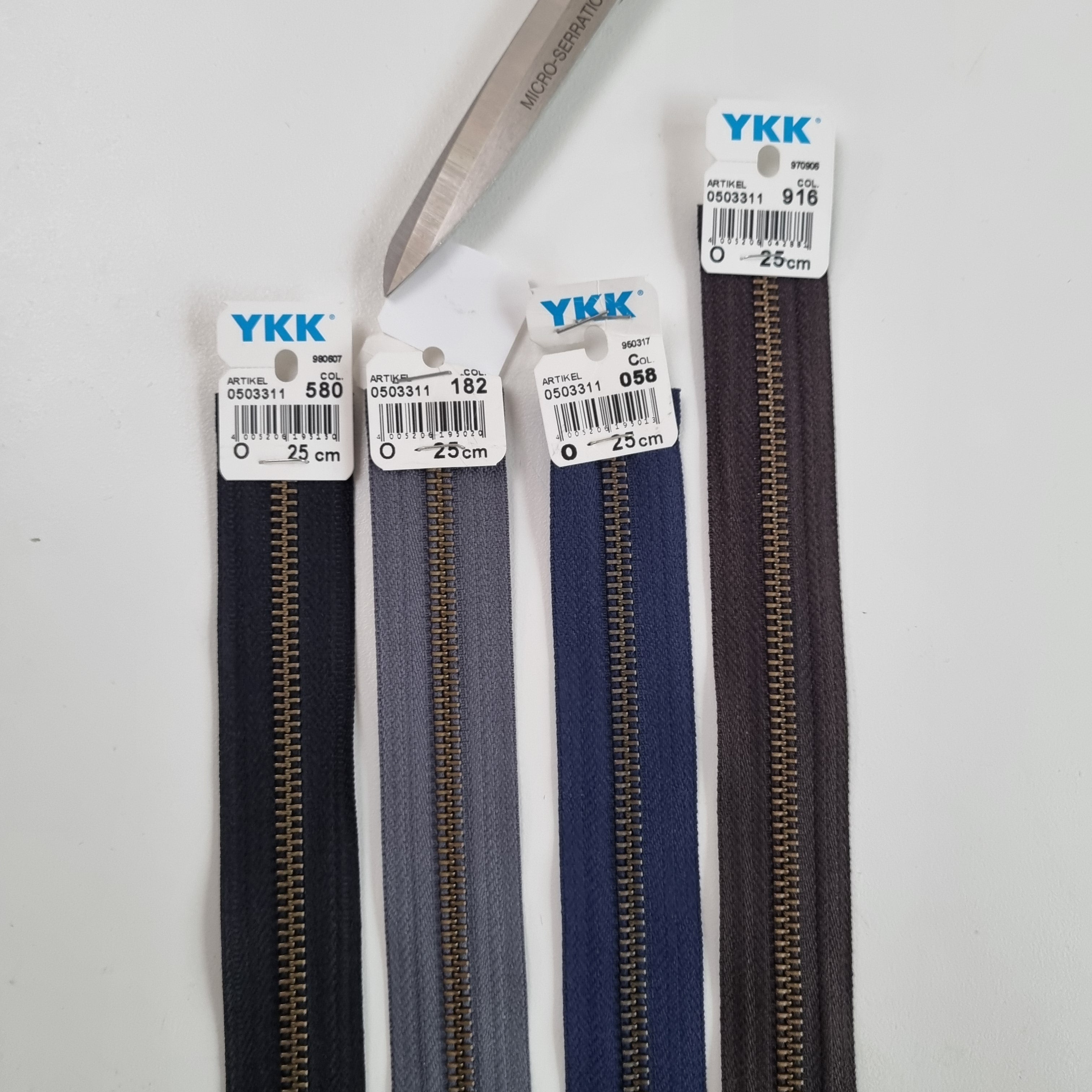 Metallreißverschluß teilbar 5mm schwarzbraun Reißverschlüsse YKK Malu - Stoffhaus