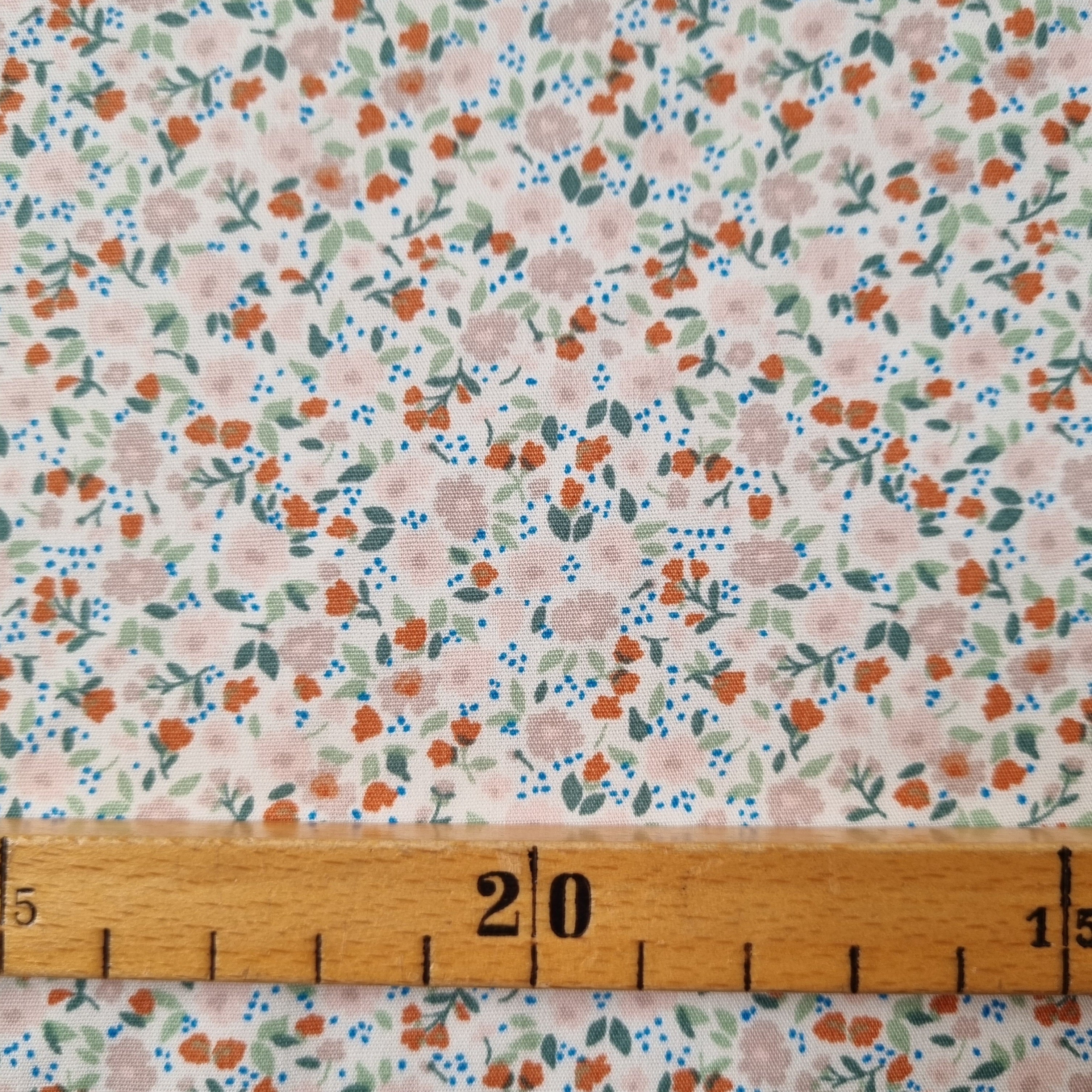 Mille Fleur rosa/weiß Webstoff Marin & Carbonell Malu - Stoffhaus