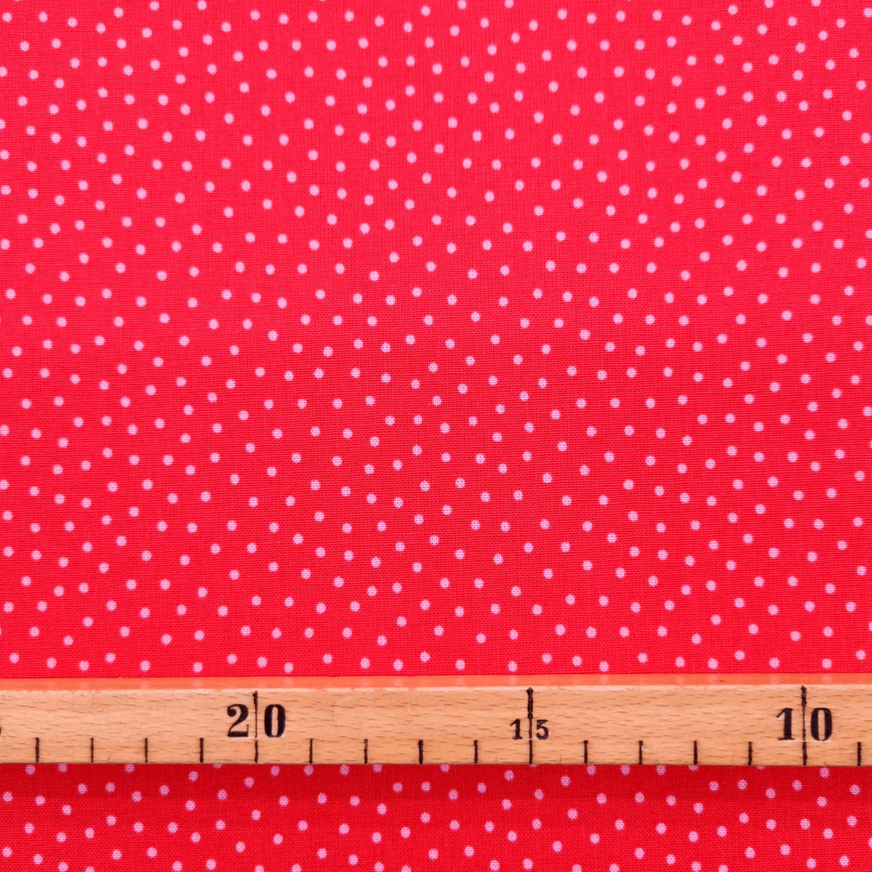 Minipünktchen rot/rosa Westfalenstoffe Webstoff Westfalenstoffe Malu - Stoffhaus