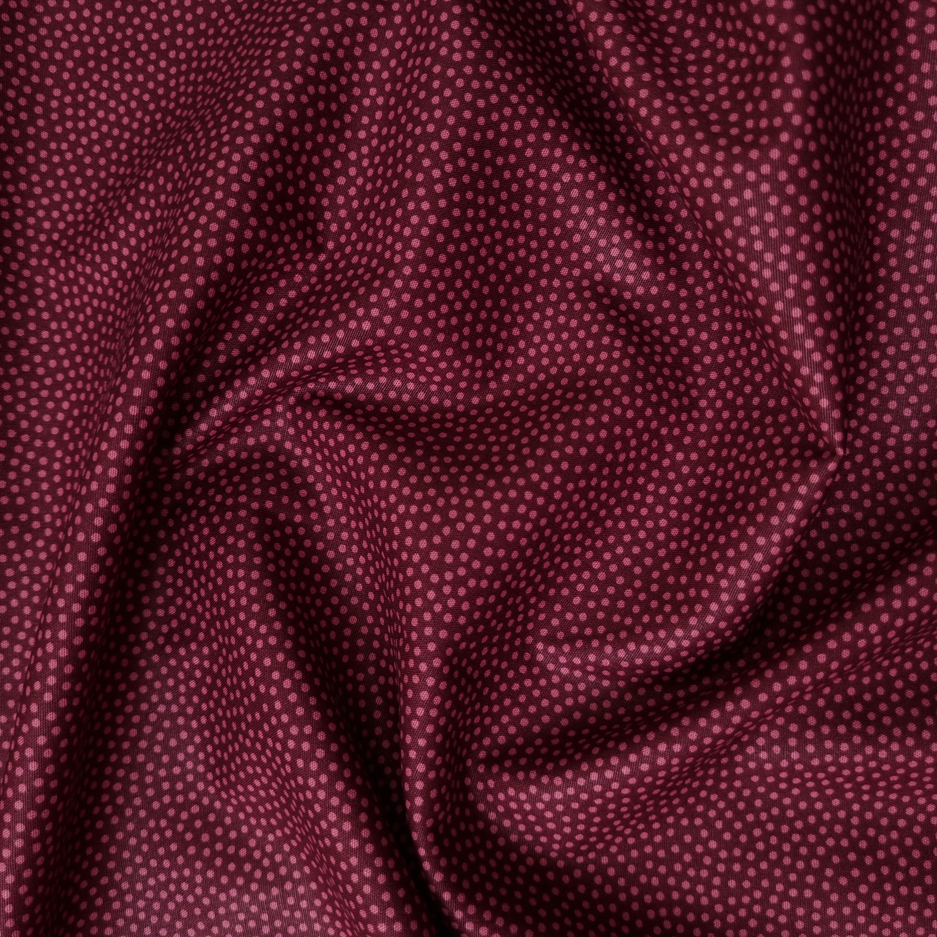 Minipünktchen viele Farben Webstoff, neu Malu Stoffhaus bordeaux 100937 Malu - Stoffhaus