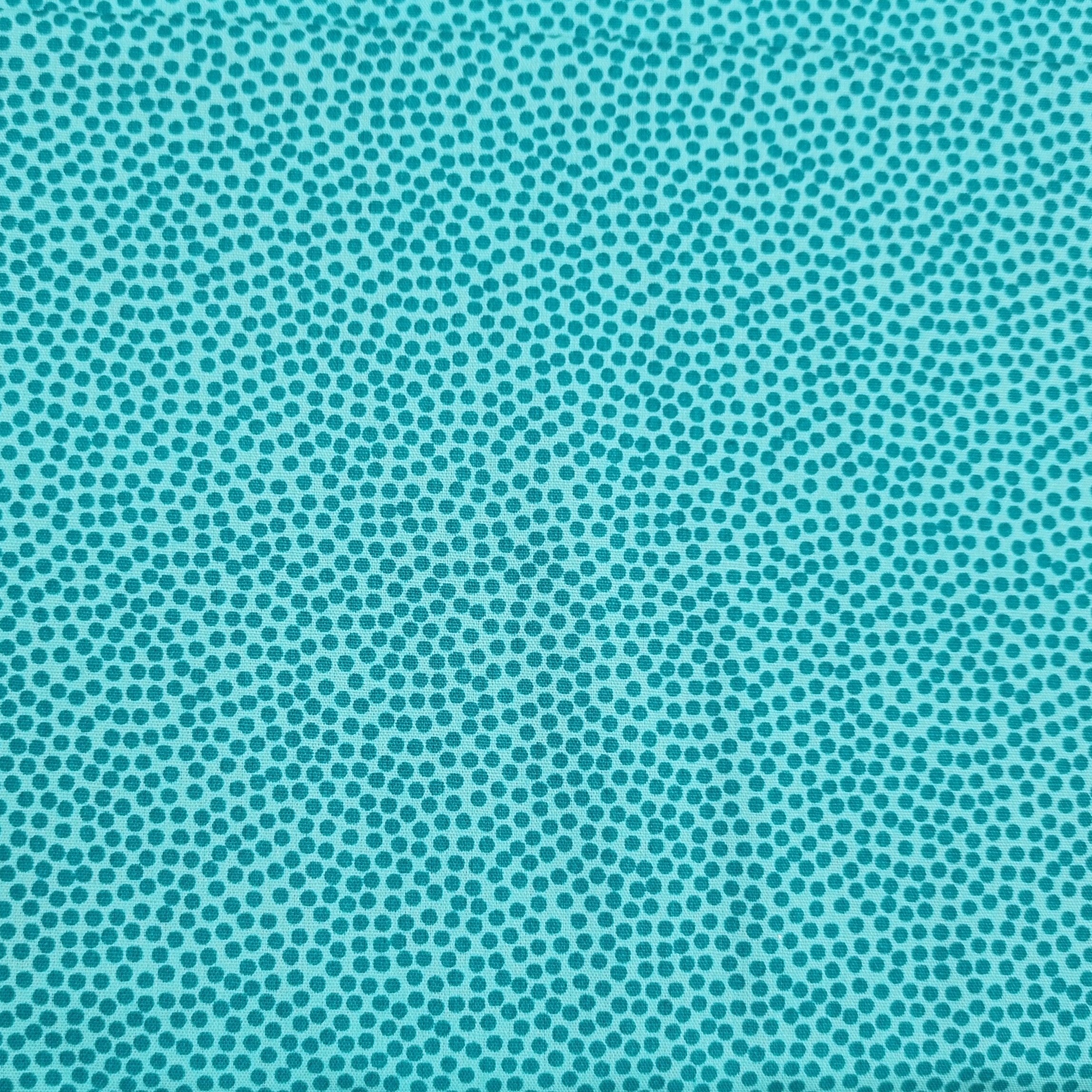 Minipünktchen viele Farben Webstoff, neu Malu Stoffhaus hellblau Malu - Stoffhaus