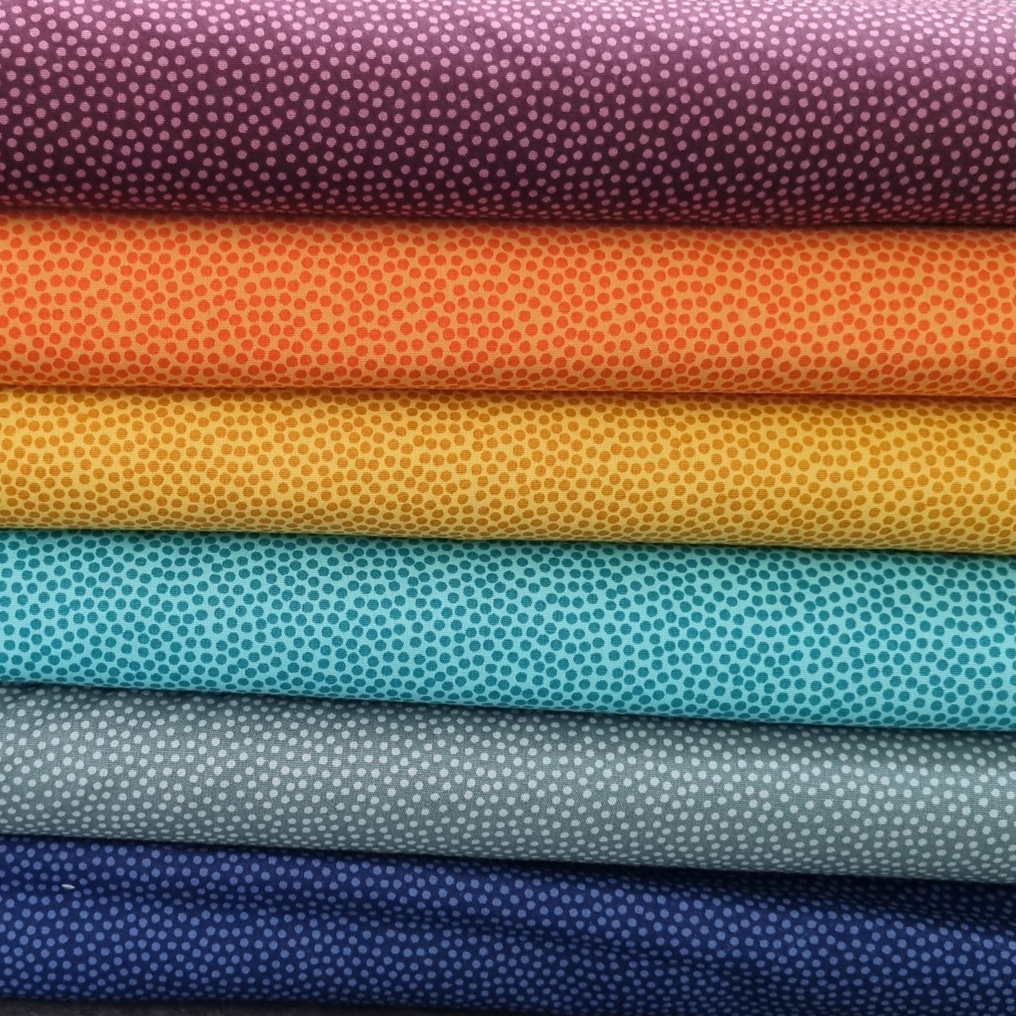 Minipünktchen viele Farben Webstoff, neu Malu Stoffhaus Malu - Stoffhaus