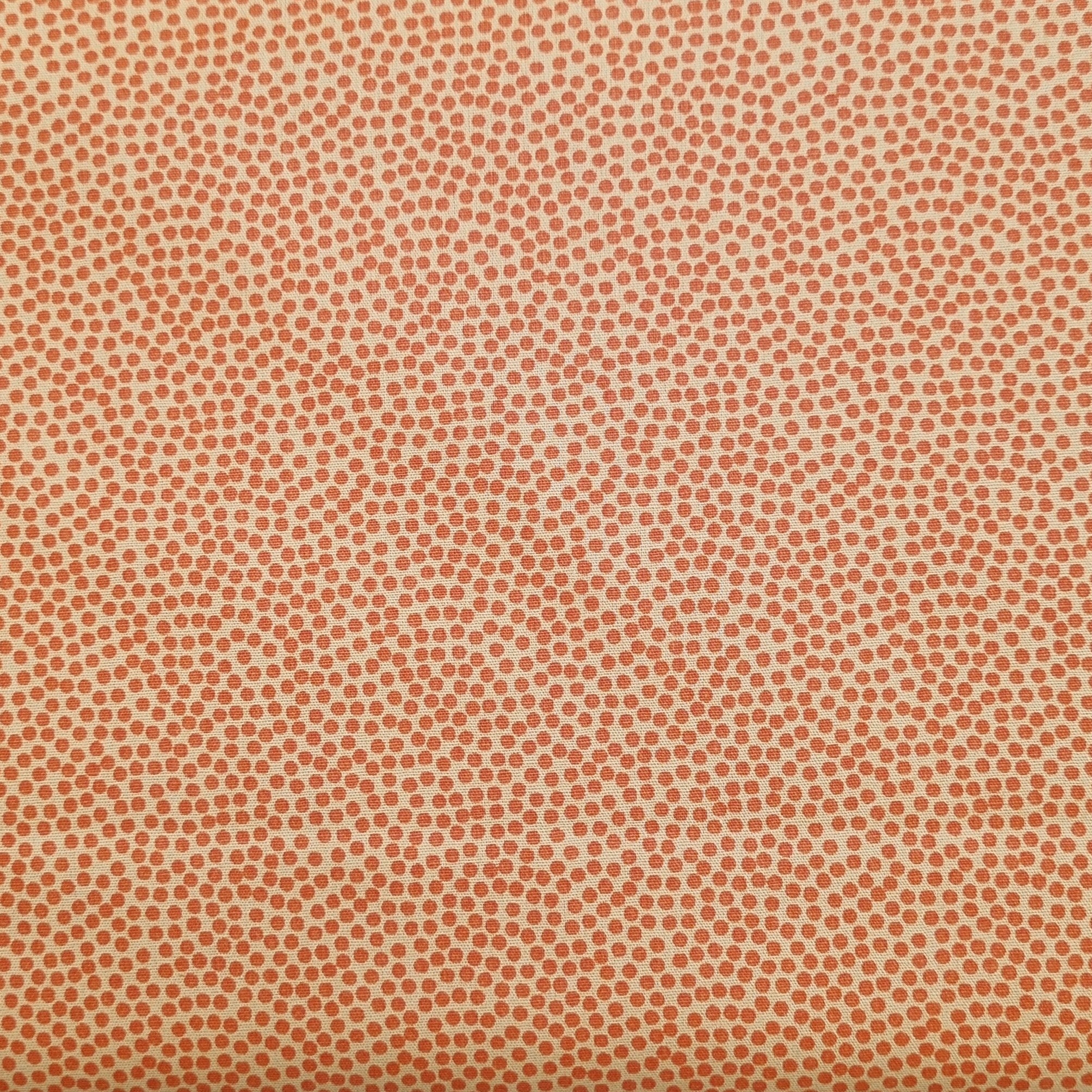 Minipünktchen viele Farben Webstoff, neu Malu Stoffhaus orange Malu - Stoffhaus