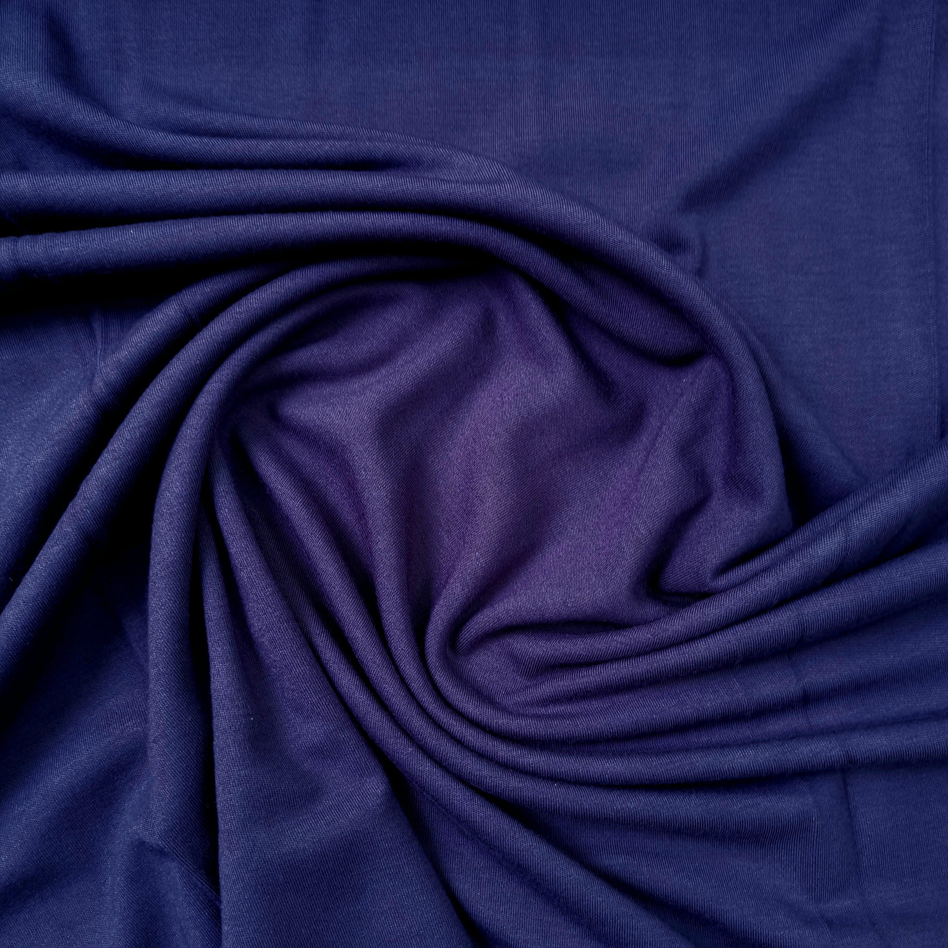 Modaljersey Interlock Sweat, neu Malu Stoffhaus - Nähschule - Atelier navy Malu - Stoffhaus