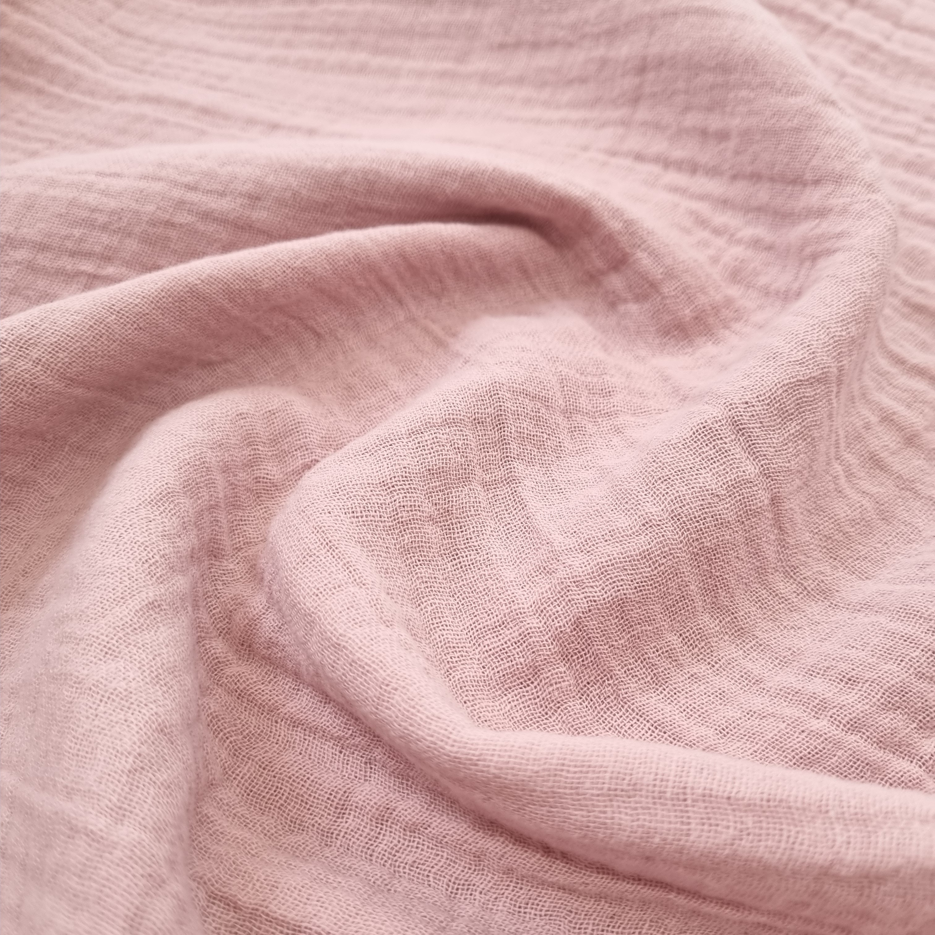 Musselin uni verschiedene Farben Musselin, neu Swafing rosa15-1905 Malu - Stoffhaus