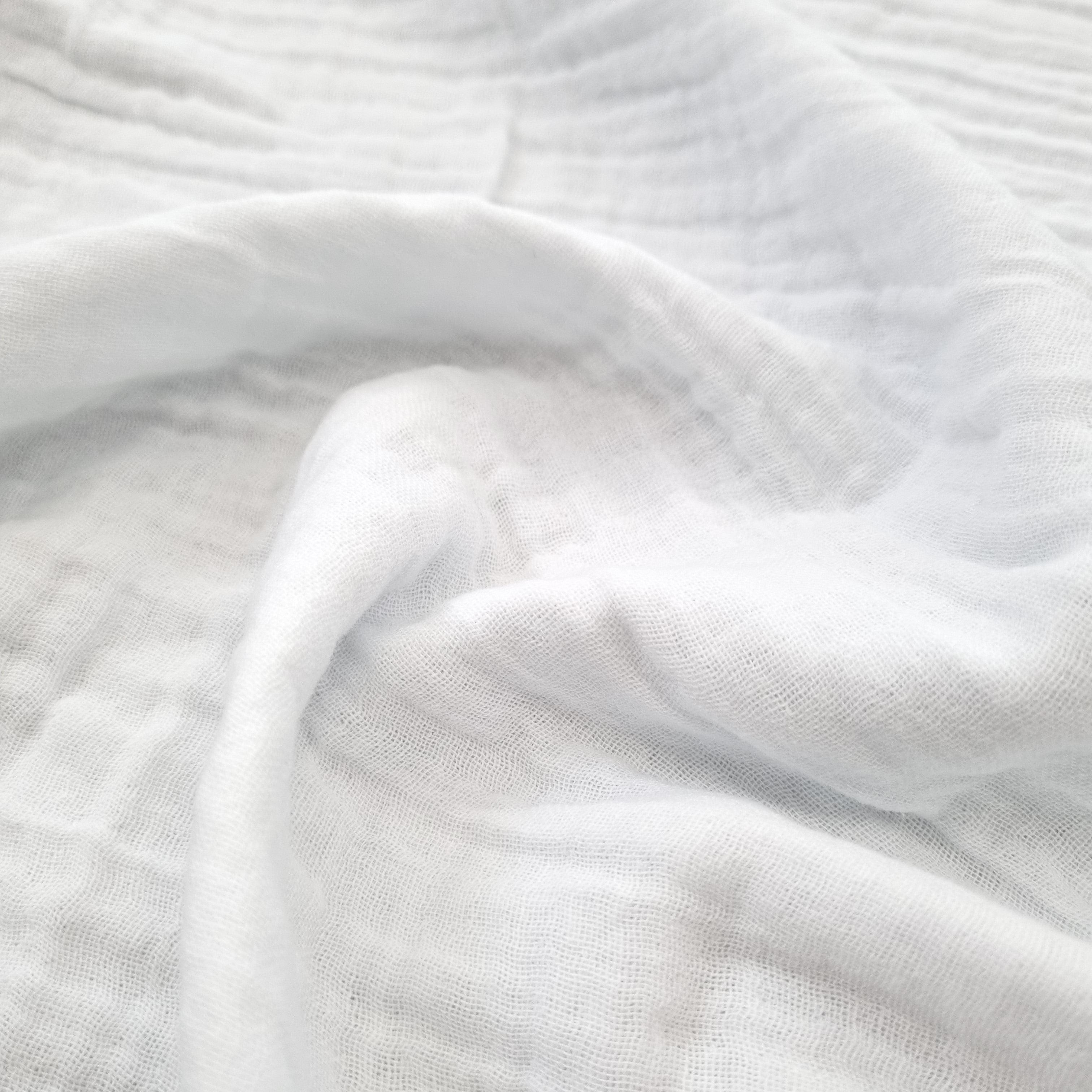 Musselin uni verschiedene Farben Musselin, neu Swafing weiß11-4001 Malu - Stoffhaus