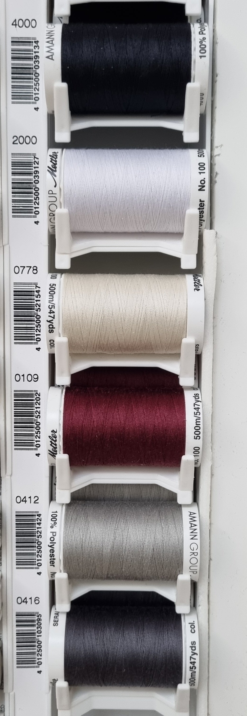 Nähfaden / Seralon 500m Garne Mettler Malu - Stoffhaus