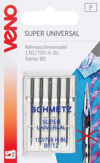 Nähmaschinennadel Super Universal 80 SU Antihaftbeschichtung VENO Malu - Stoffhaus