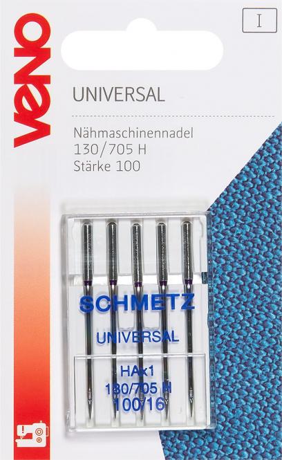 Nähmaschinennadeln 130/705 Universal 100 Nadeln VENO Malu - Stoffhaus