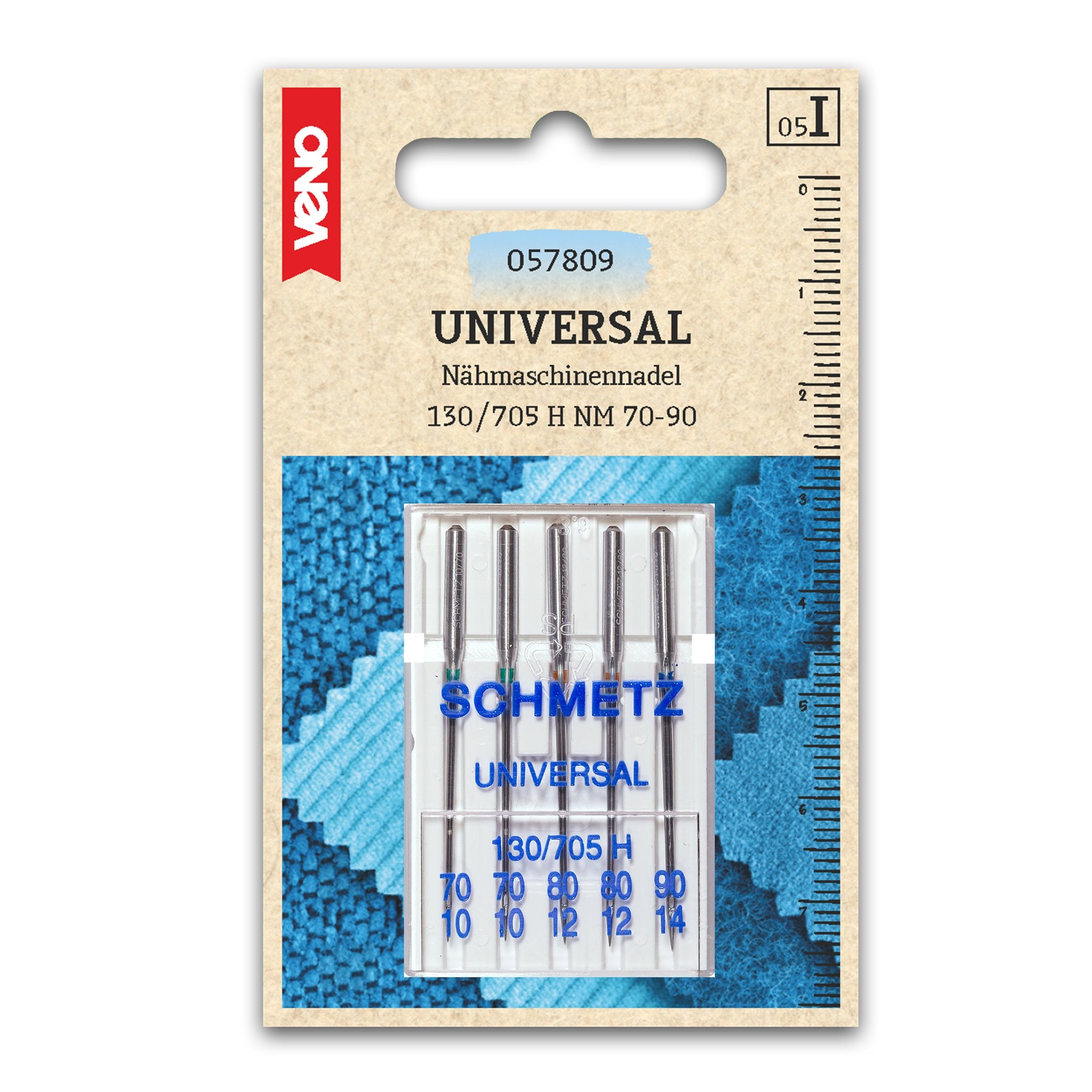 Nähmaschinennadeln 130/705 Universal 70-90 VENO Malu - Stoffhaus
