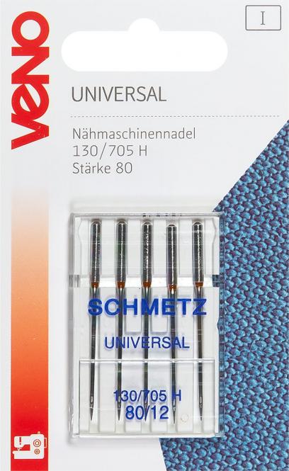 Nähmaschinennadeln 130/705 Universal 80 VENO Malu - Stoffhaus