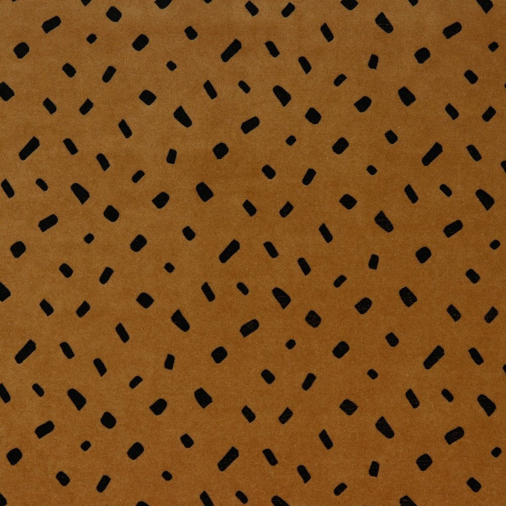 Nicky gestrichelt cognac Sweat, neu Malu Stoffhaus - Nähschule - Atelier Malu - Stoffhaus