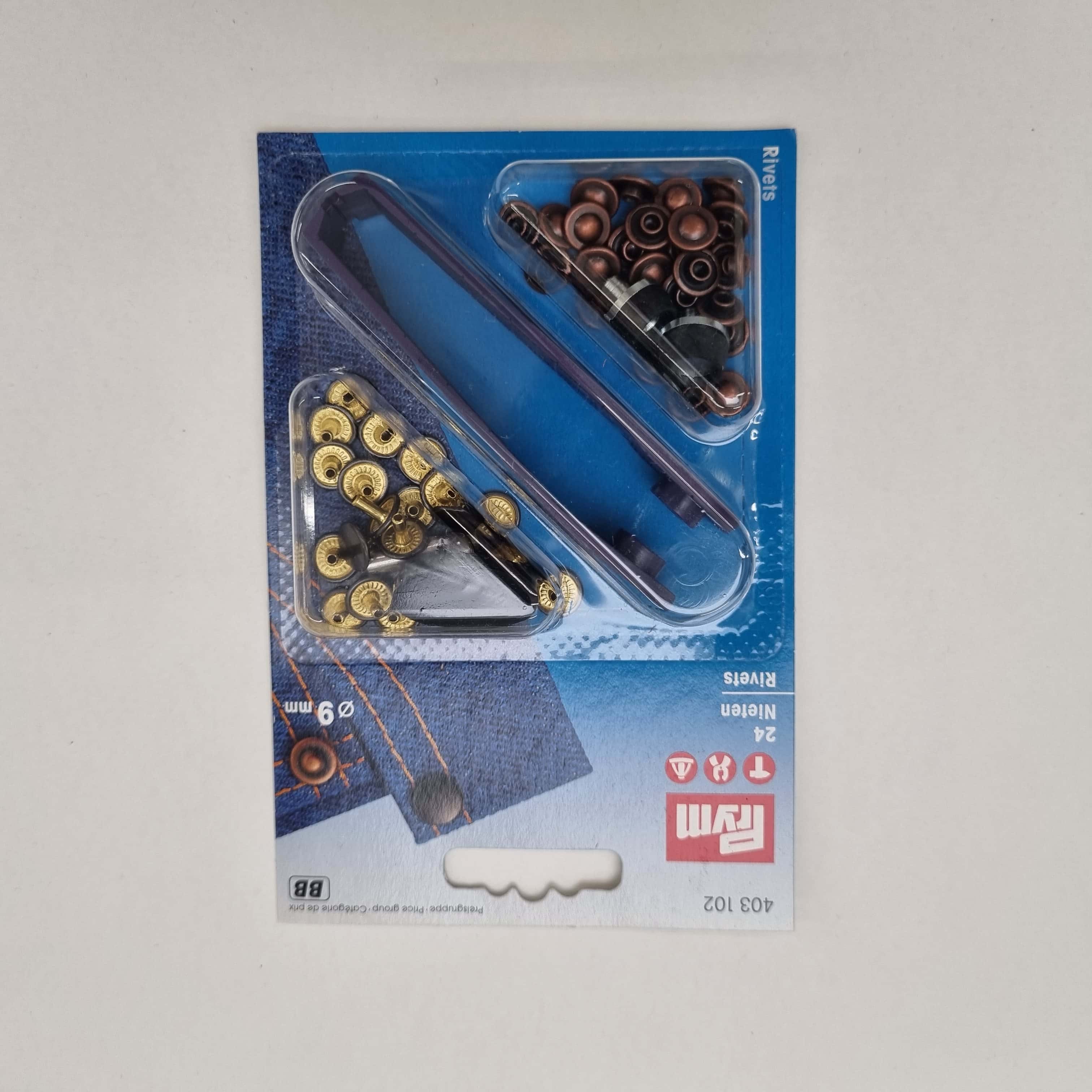 Nieten 9mm Kurzware neu Prym Malu - Stoffhaus