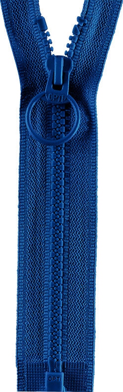 Opti blau 215 Jackenreißverschluß teilbar 5mm Reißverschlüsse Opti 18 Malu - Stoffhaus