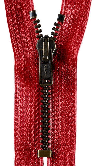 opti Hosenreißverschluß metall rot 722 Reißverschlüsse Opti Malu - Stoffhaus