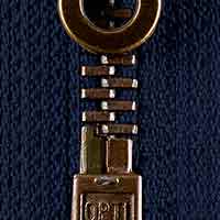 Opti metall Jackenreißverschluß teilbar 5mm dunkelblau 210 Reißverschlüsse Opti Malu - Stoffhaus